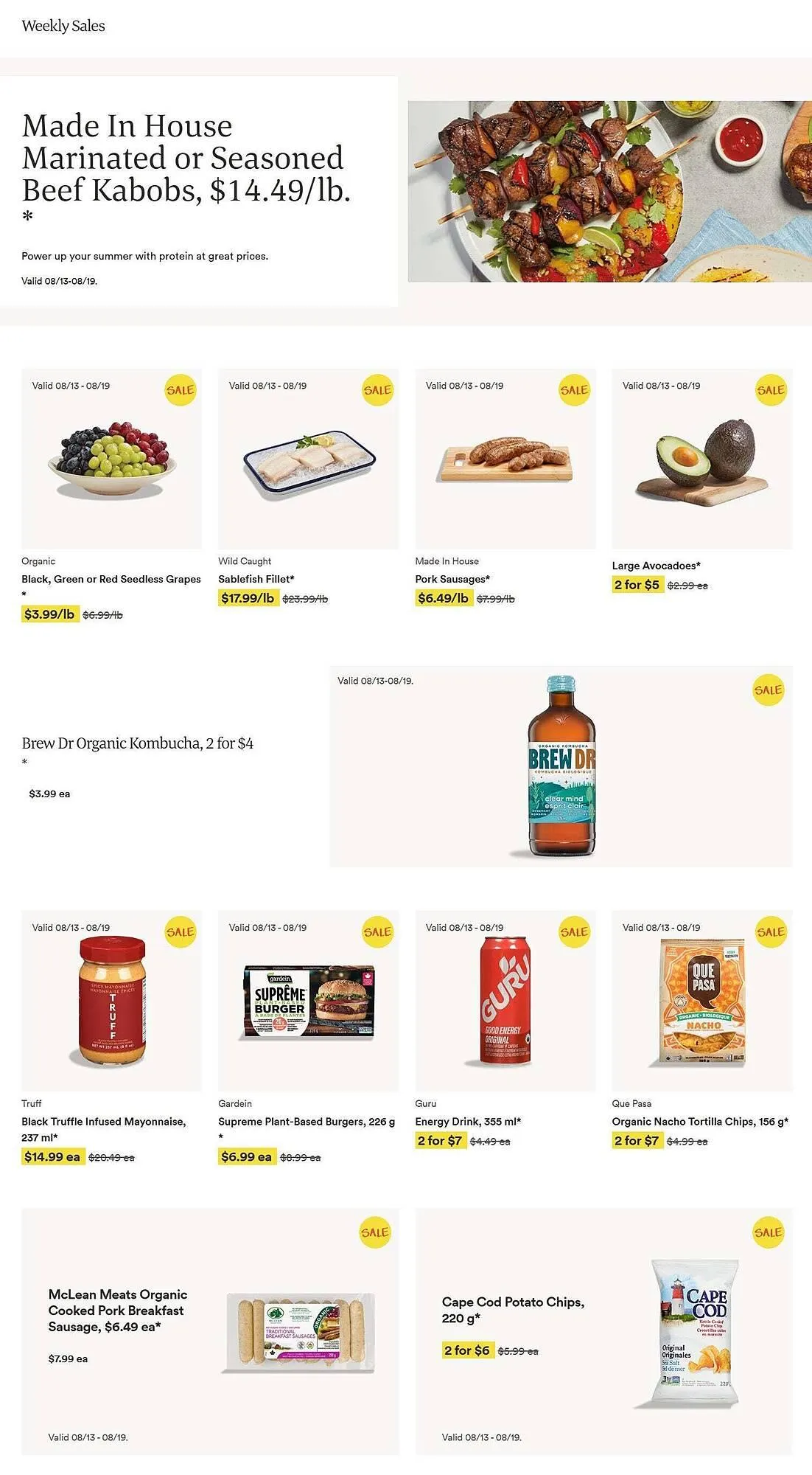 Whole Foods Market flyer from August 14 to August 21 2025 - flyer page 1