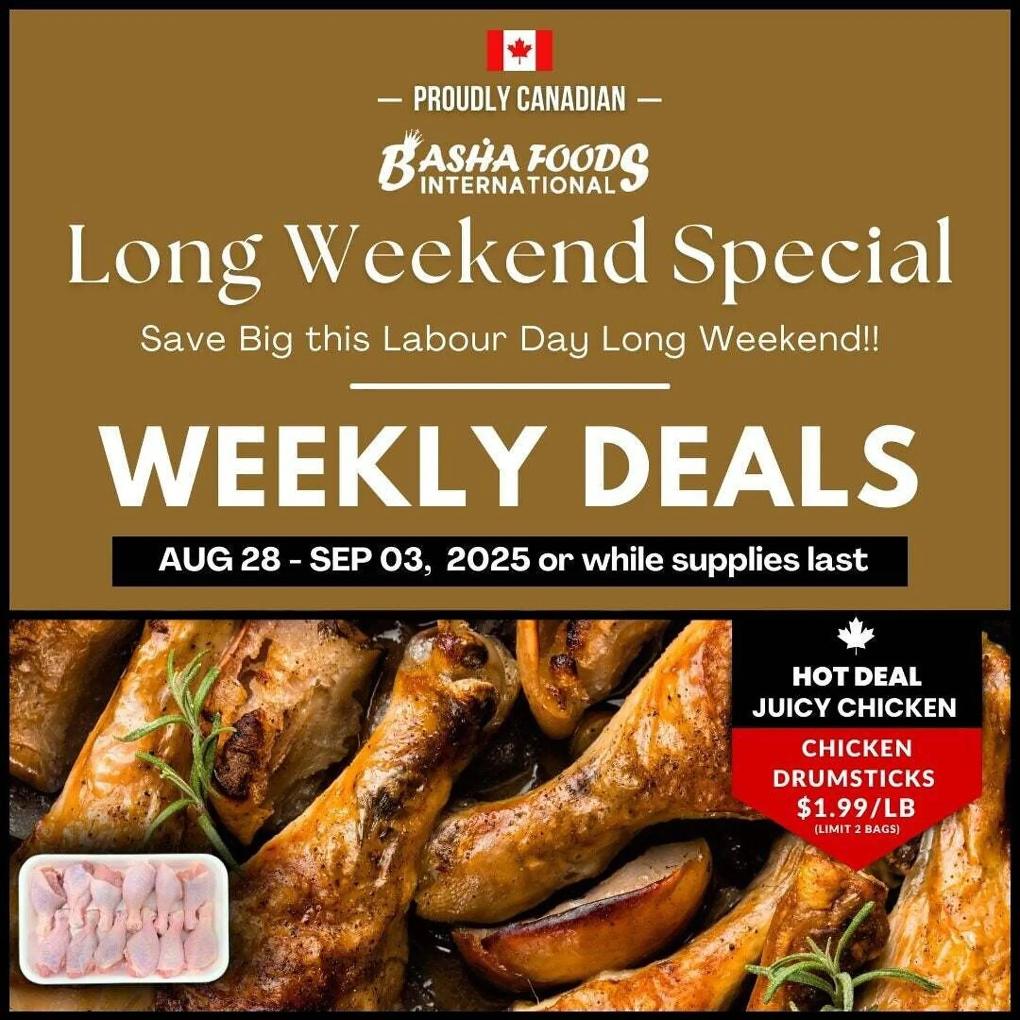 Basha Foods flyer from August 28 to October 2 2025 - flyer page 1