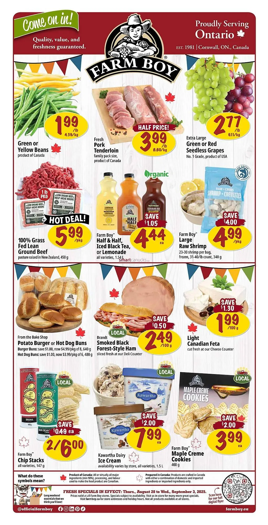 Farm Boy flyer from August 28 to September 3 2025 - flyer page 1