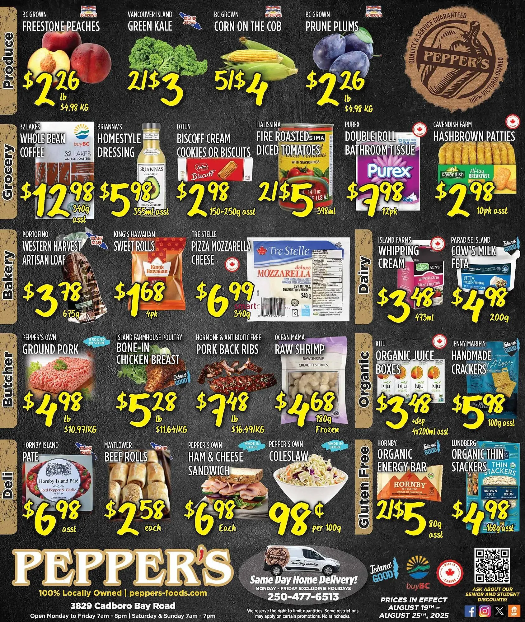 Pepper's Foods flyer from August 21 to August 27 2025 - flyer page 1