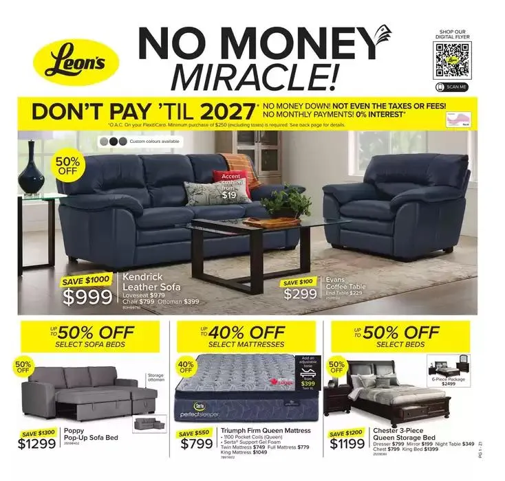 Current special promotions - 1