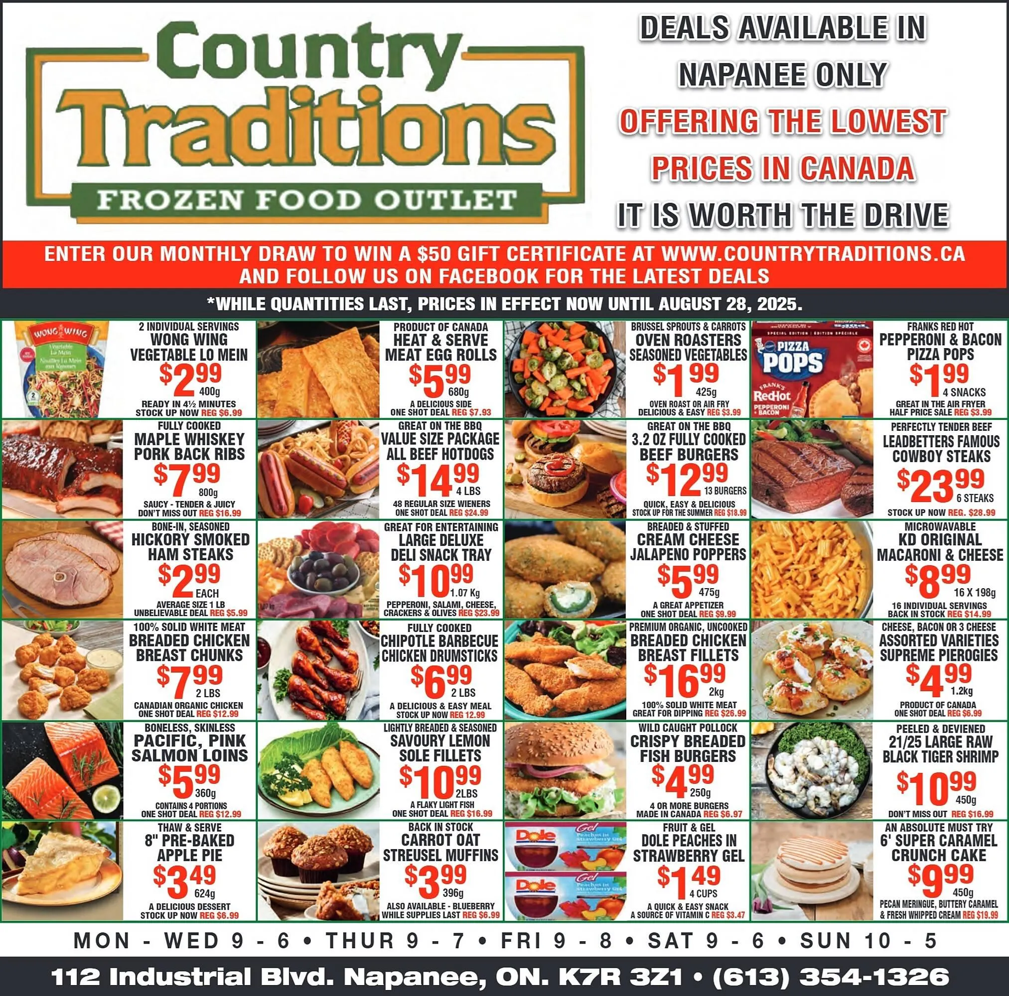 Country Traditions flyer from August 21 to August 27 2025 - flyer page 1