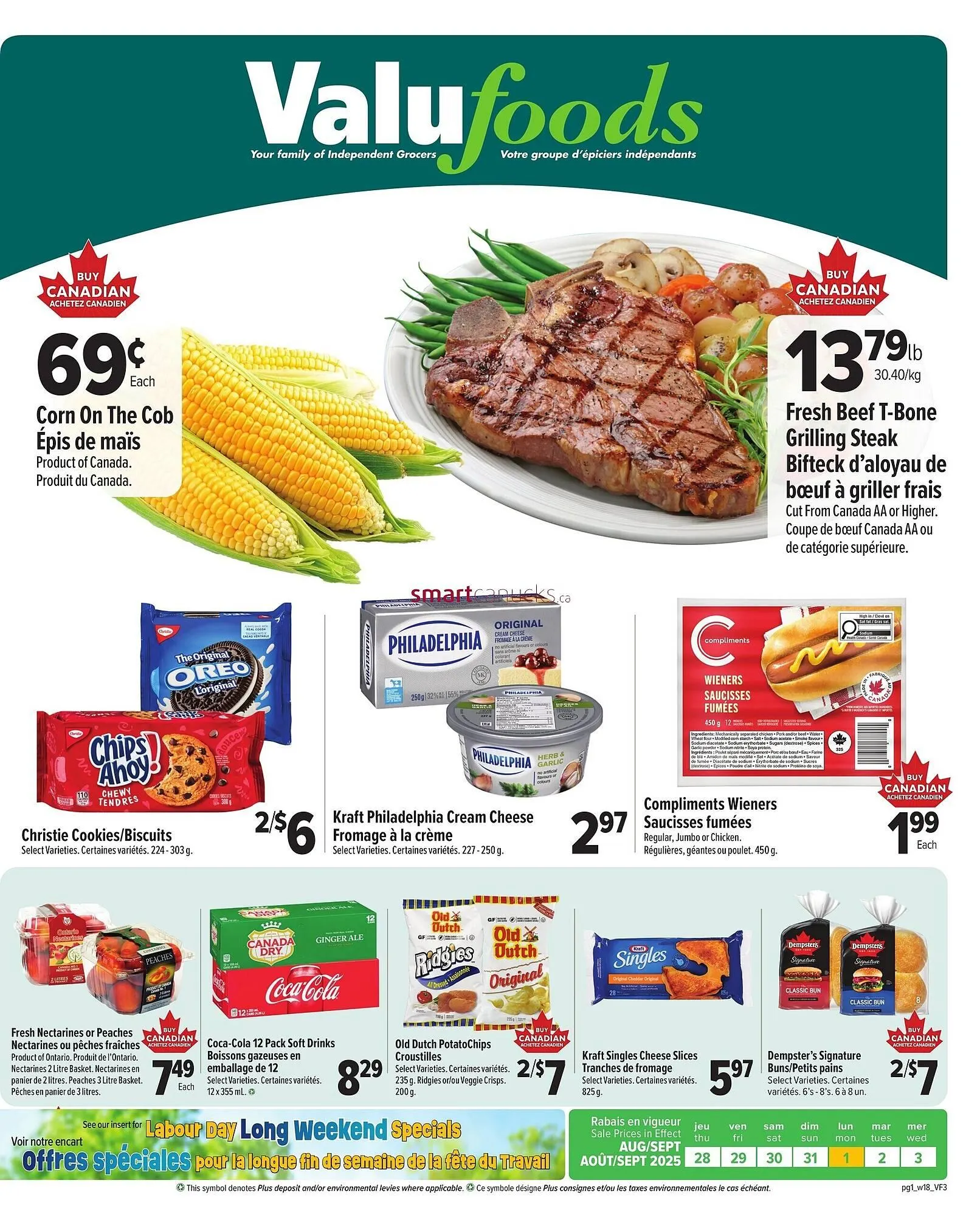 ValuFoods flyer from August 28 to September 3 2025 - flyer page 1
