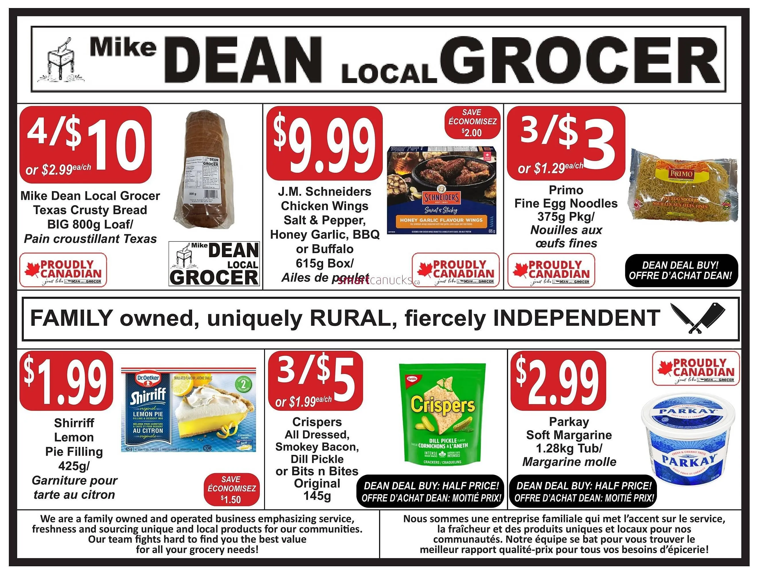Mike Deans Super Food flyer - 1