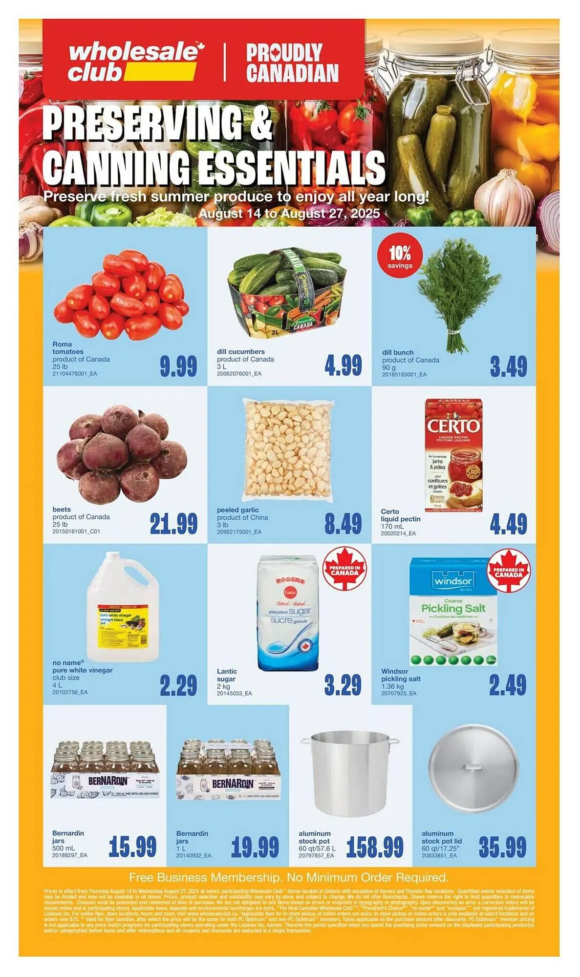 Wholesale Club flyer from August 14 to September 24 2025 - flyer page 1