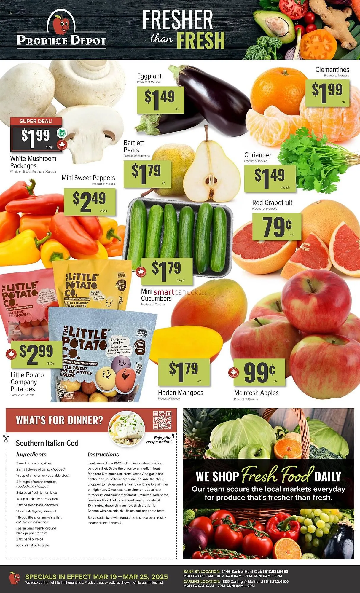 Produce Depot flyer - 1