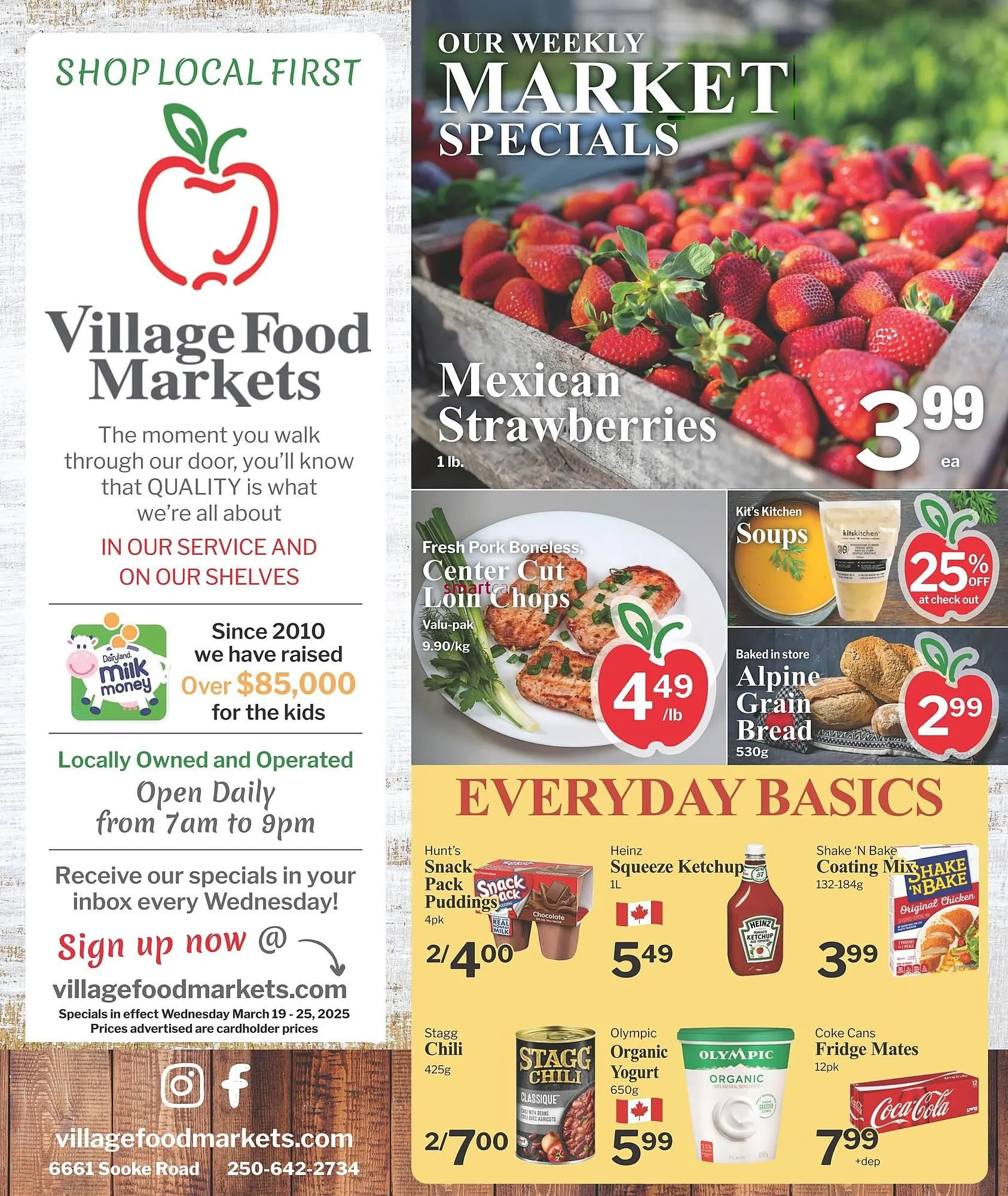 Village Food Markets flyer - 1