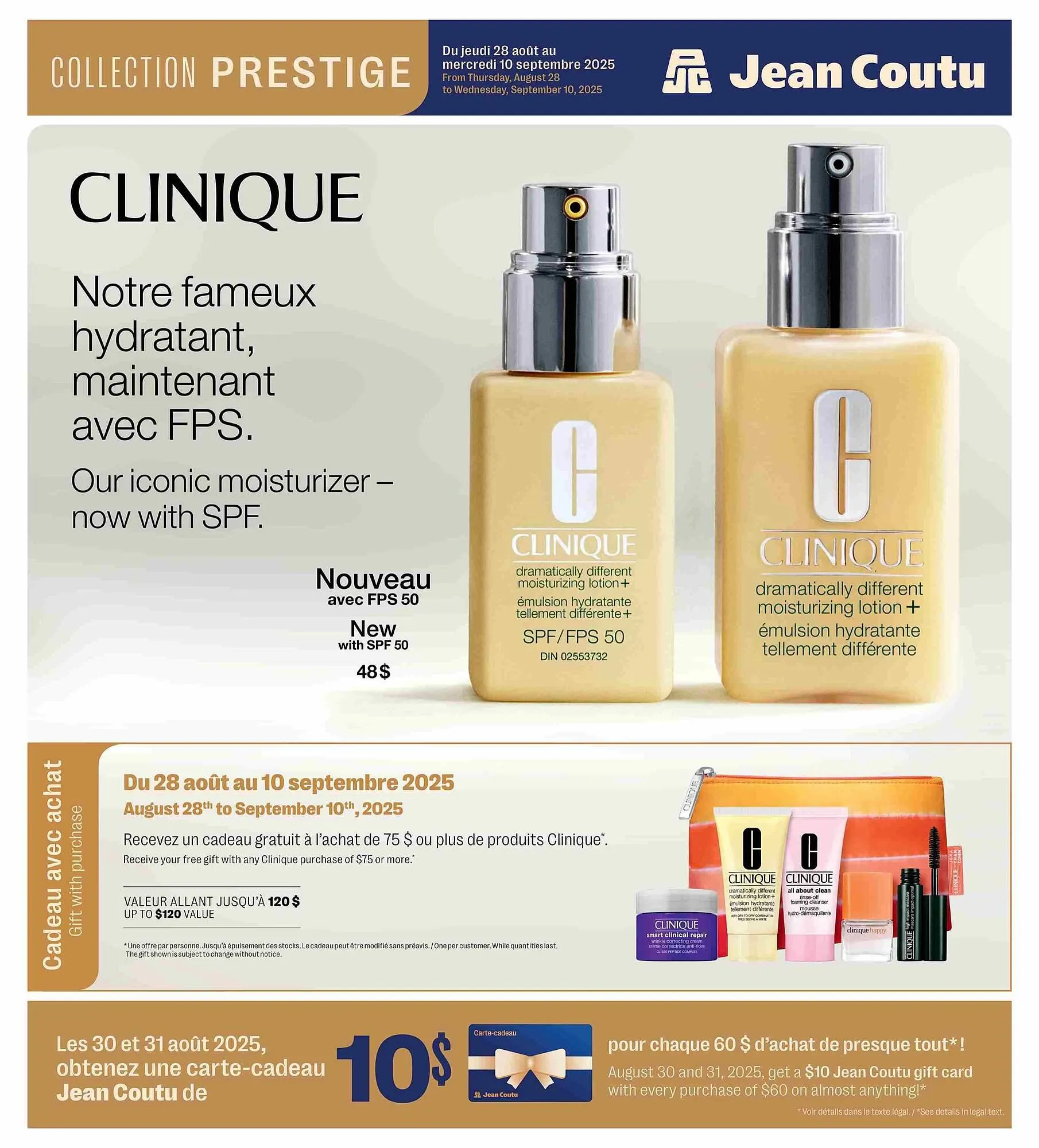 Jean Coutu flyer from August 28 to September 3 2025 - flyer page 1