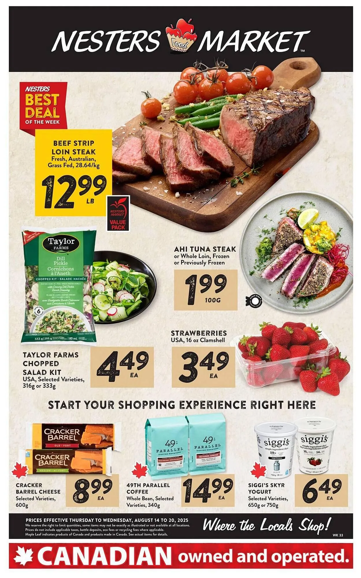 Nesters Market flyer from August 14 to November 5 2025 - flyer page 1