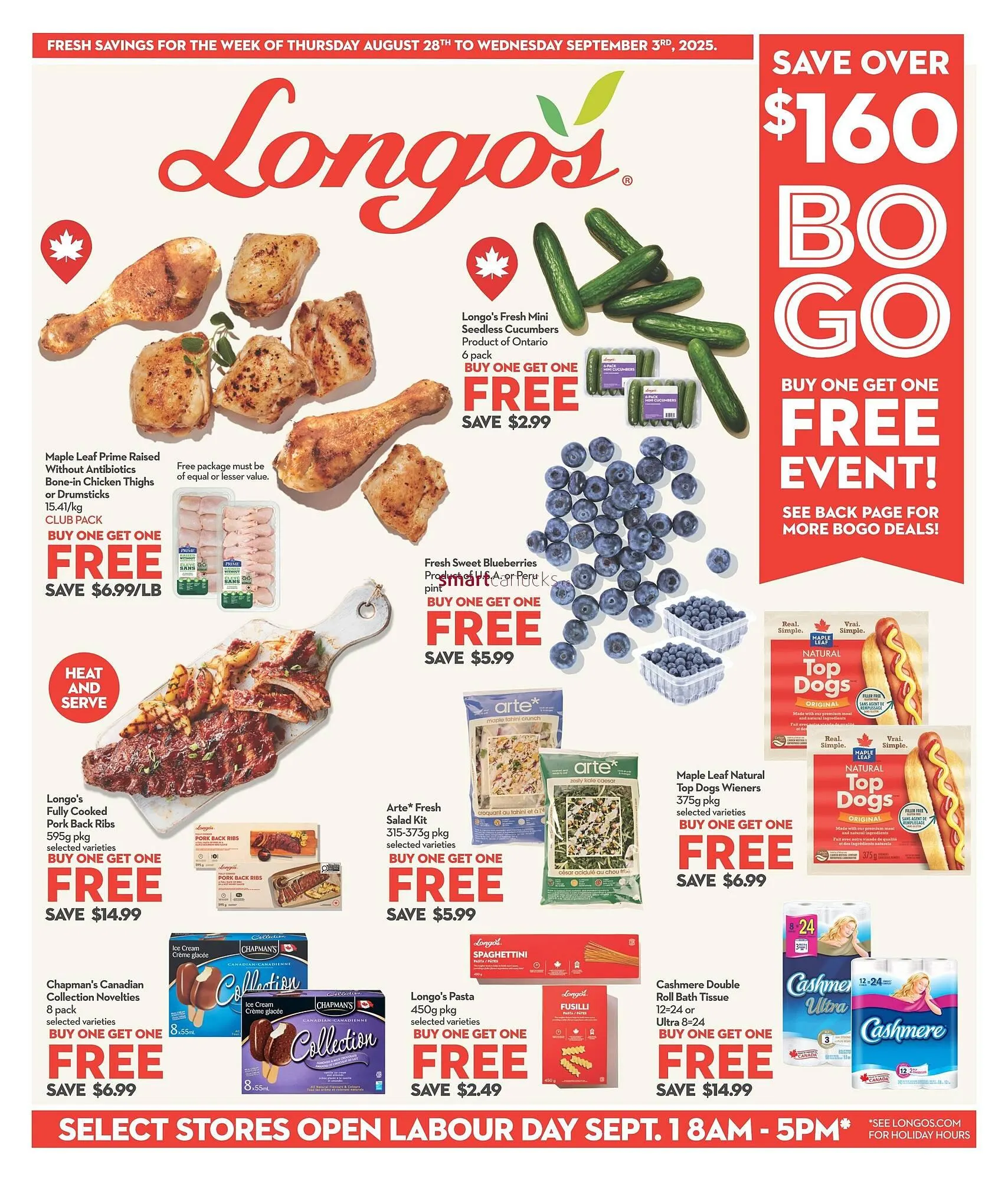 Longo's flyer from August 28 to September 3 2025 - flyer page 1