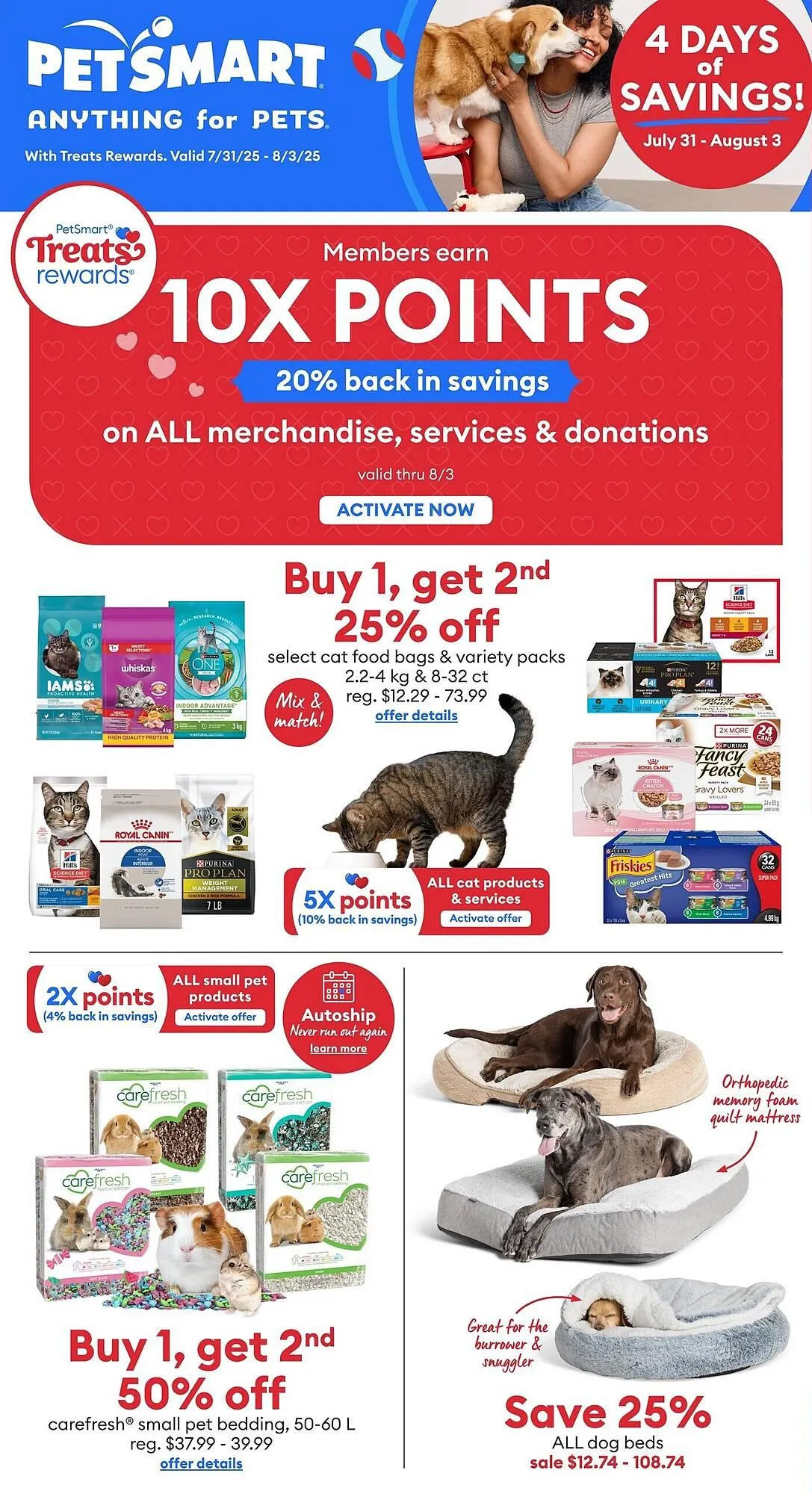 Petsmart flyer from July 31 to August 20 2025 - flyer page 1