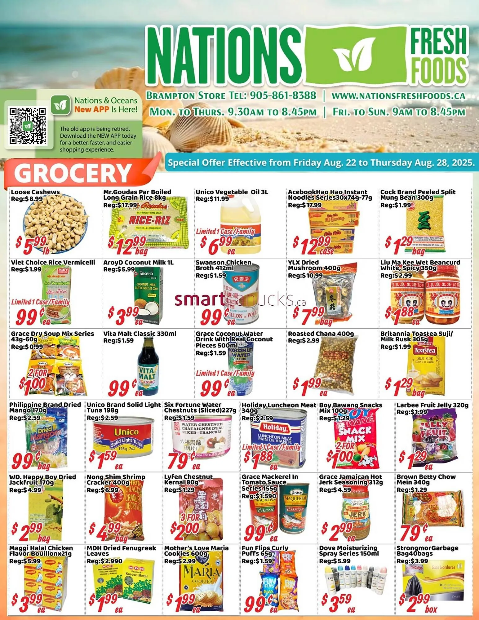 Nations Fresh Foods flyer from August 22 to August 28 2025 - flyer page 1