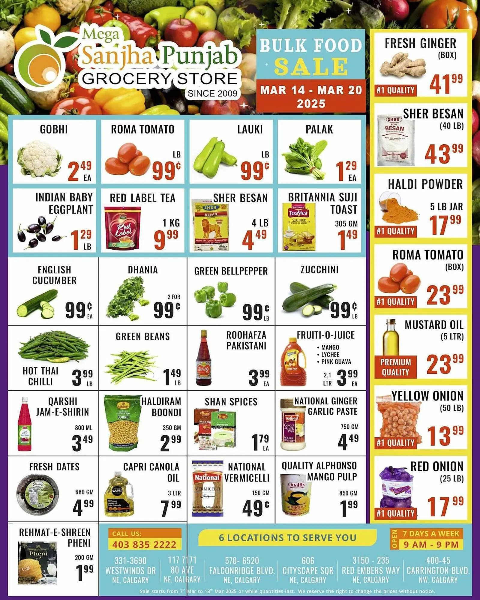 Mega Sanjha Punjab Grocery Store flyer - 1