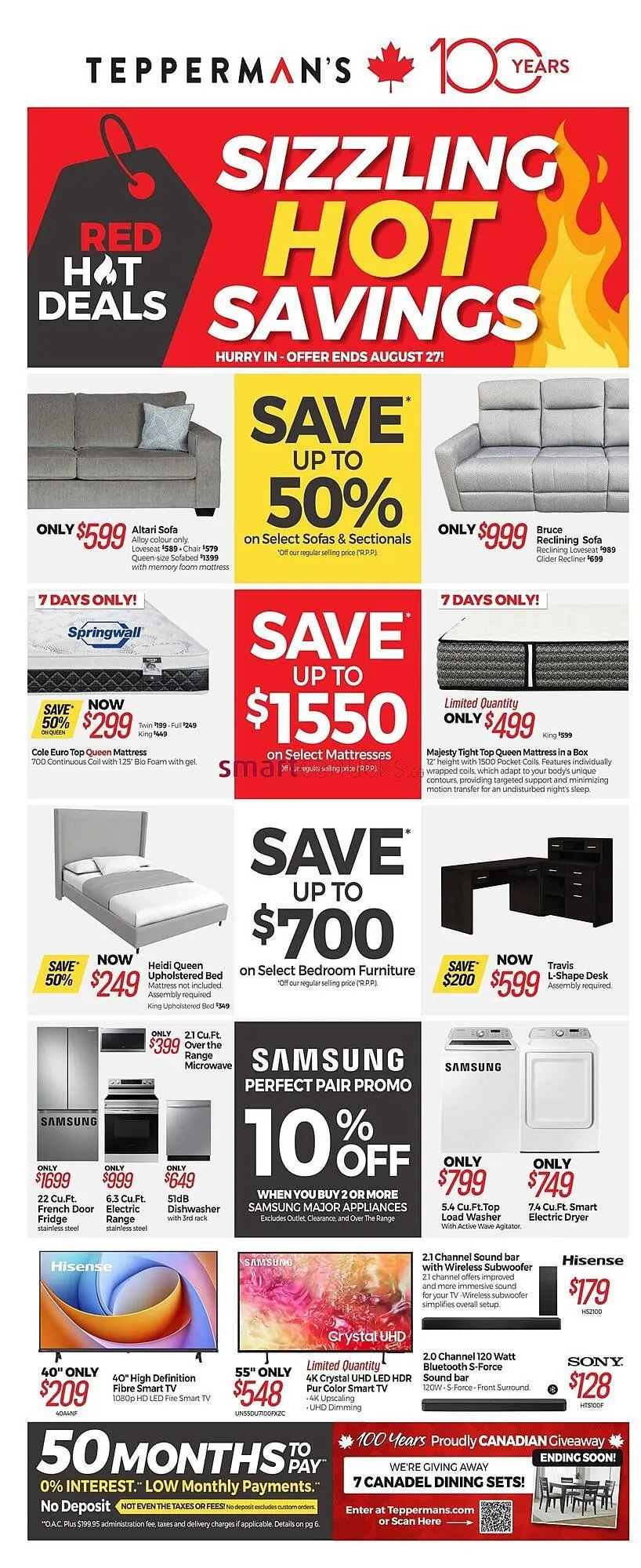 Tepperman's flyer from August 22 to August 28 2025 - flyer page 1