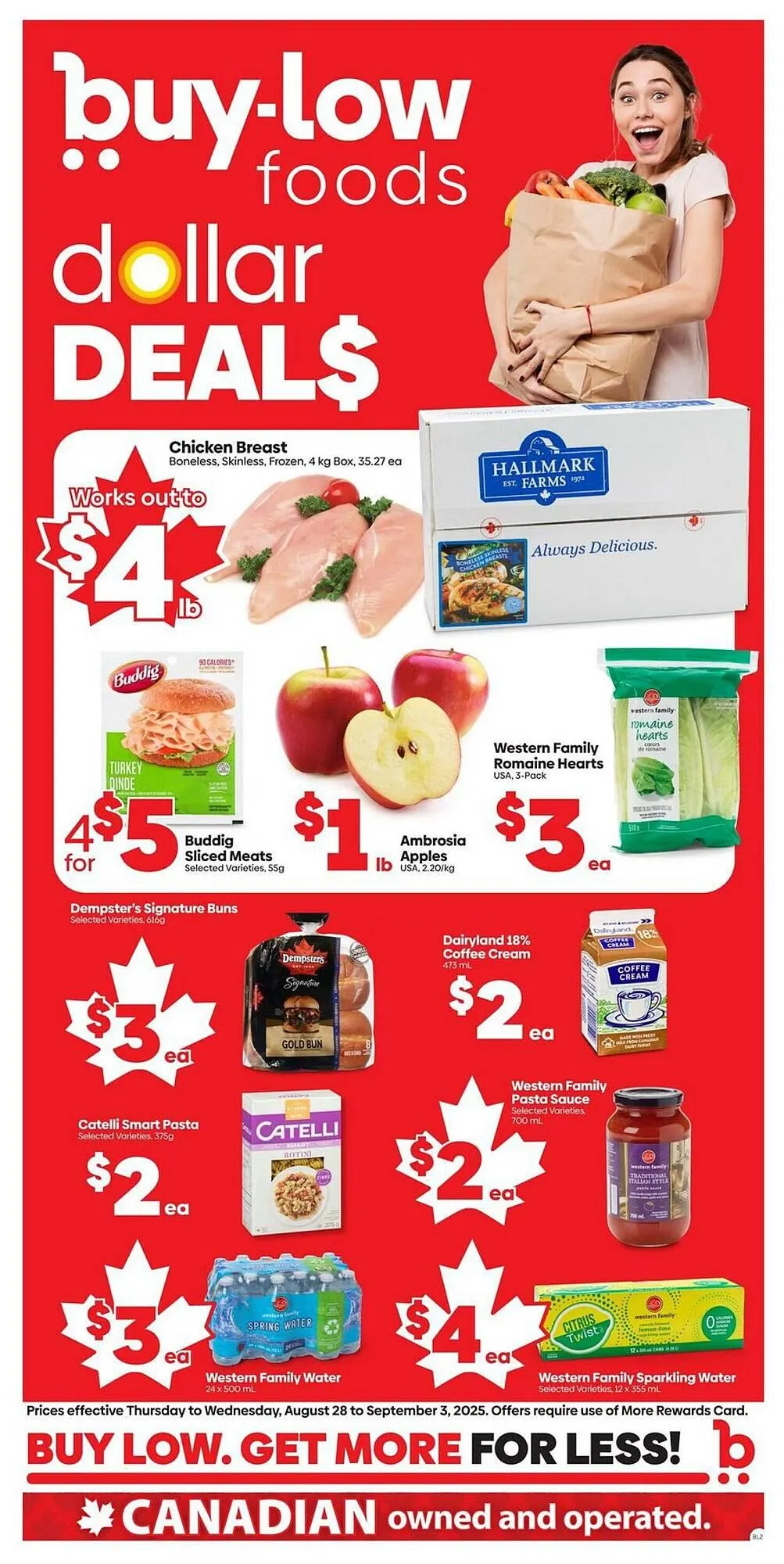 Buy-Low Foods flyer from August 28 to September 3 2025 - flyer page 1
