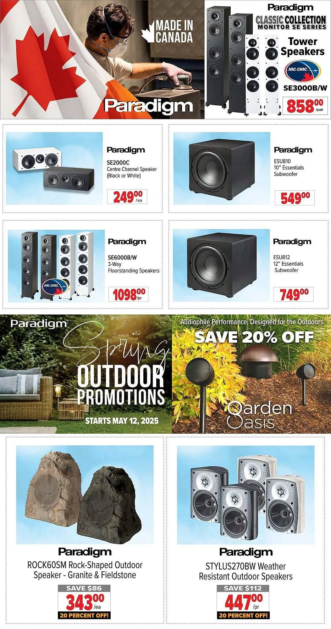 2001 Audio Video flyer from May 16 to May 23 2025 - flyer page 12