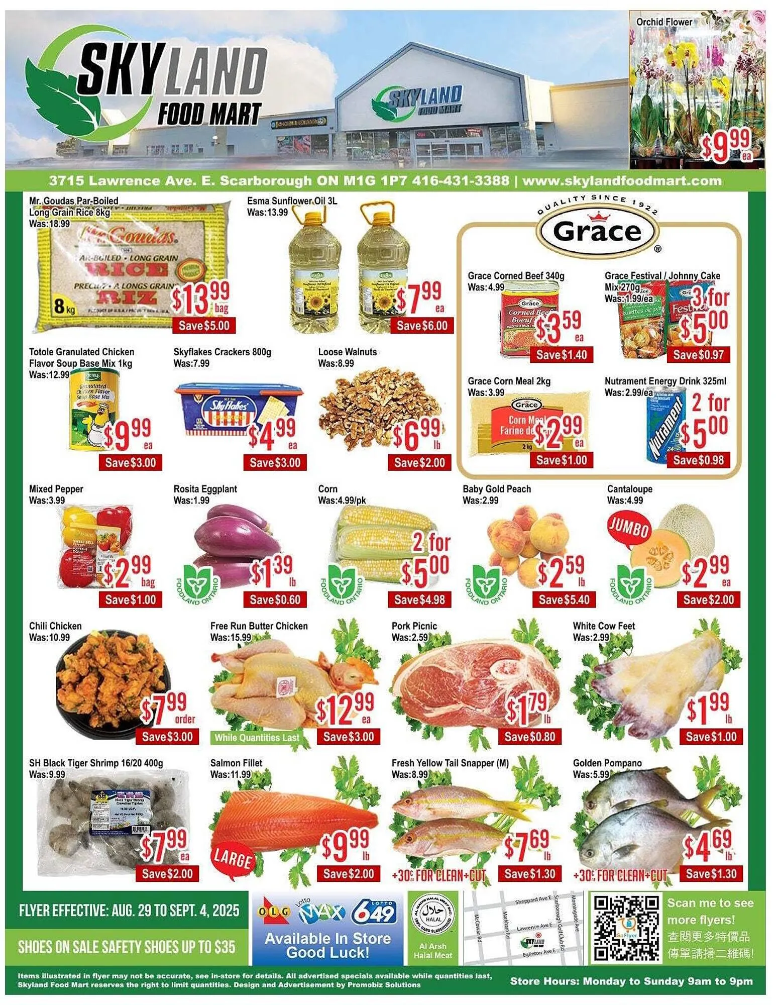 Skyland Foodmart flyer from August 29 to September 5 2025 - flyer page 1