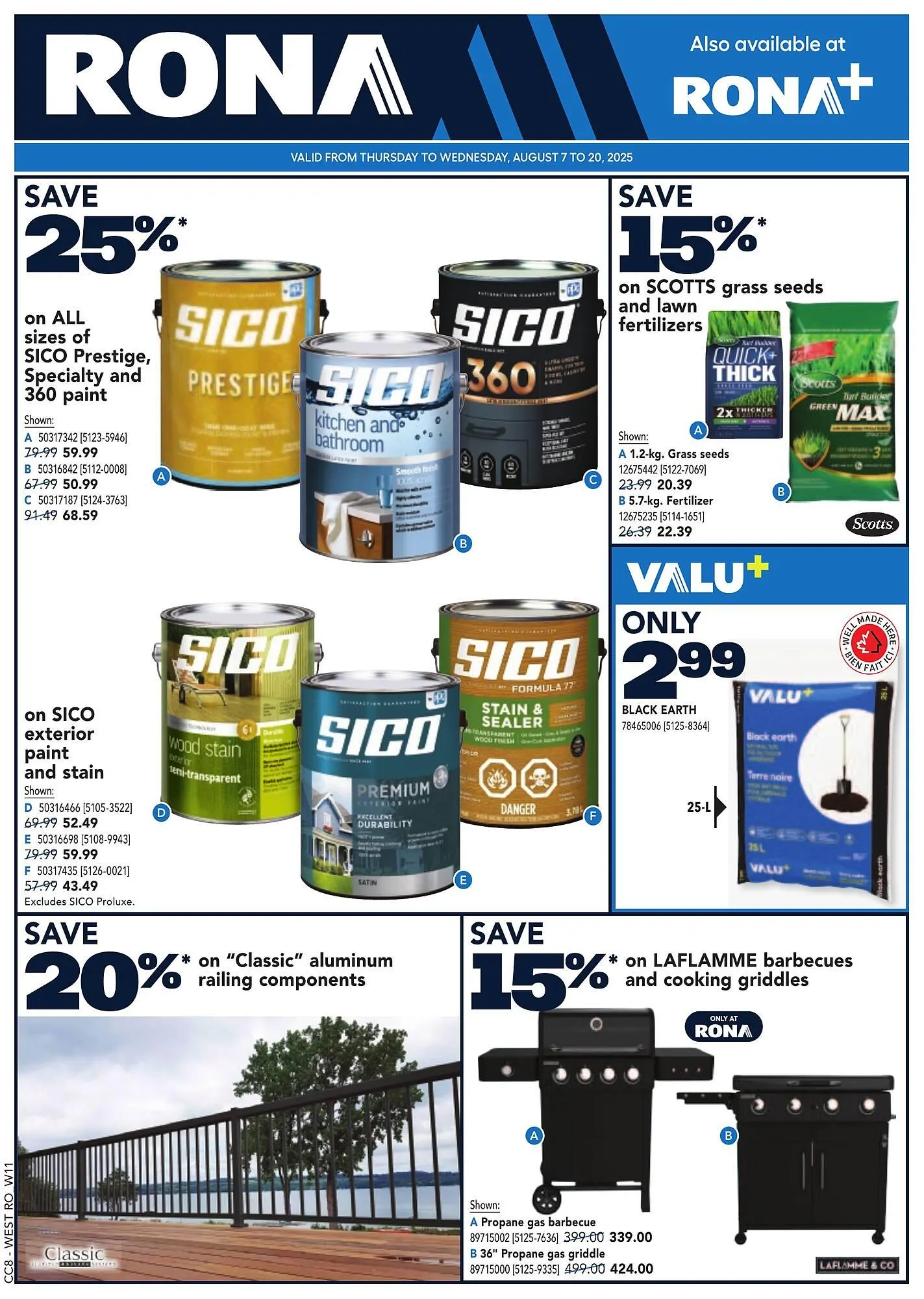 Réno Dépôt flyer from August 7 to August 20 2025 - flyer page 1