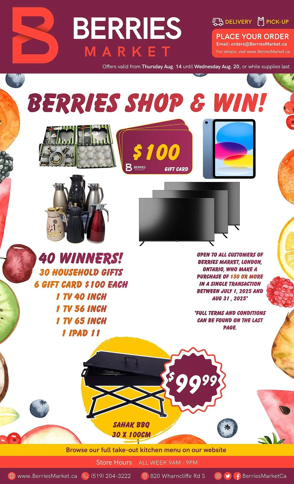 Berries Market flyer from August 14 to August 20 2025 - flyer page 1