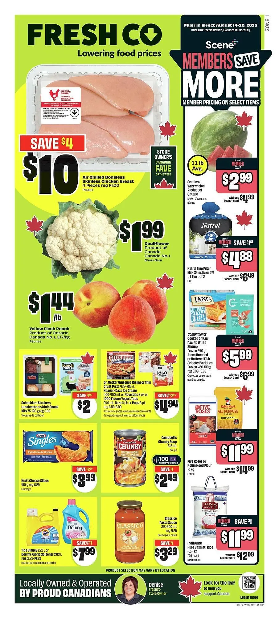 FreshCo flyer from August 14 to August 21 2025 - flyer page 1