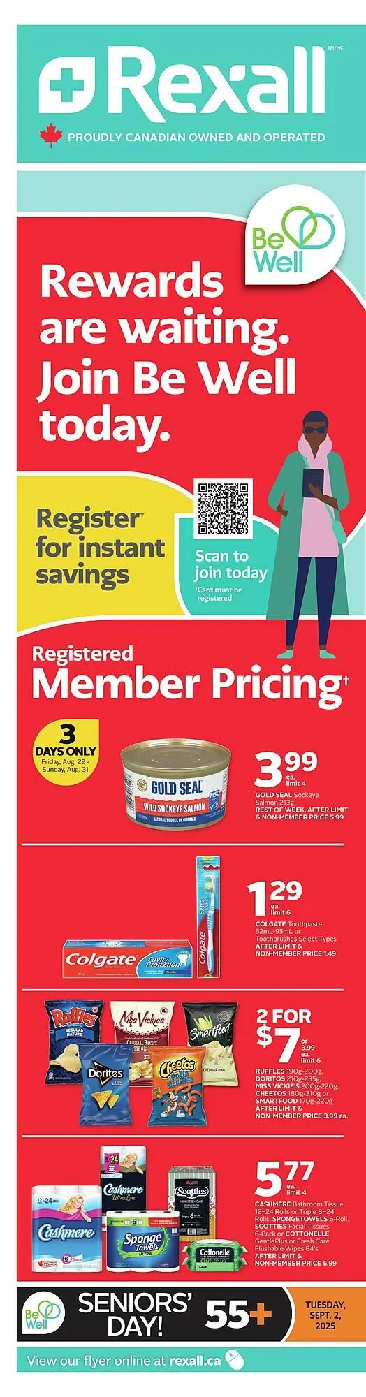 Rexall flyer from August 29 to September 5 2025 - flyer page 1