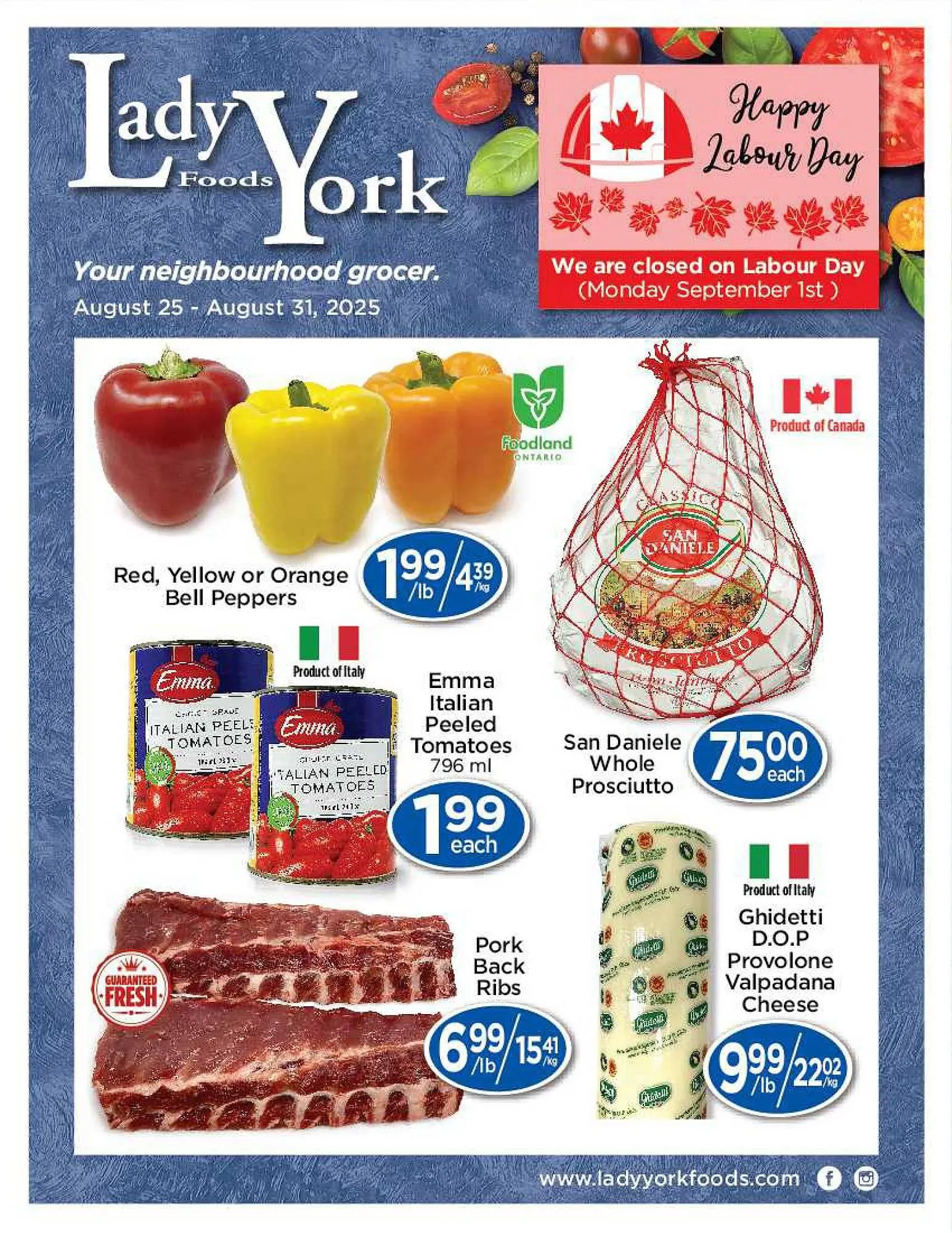 Lady York flyer from August 25 to August 31 2025 - flyer page 1