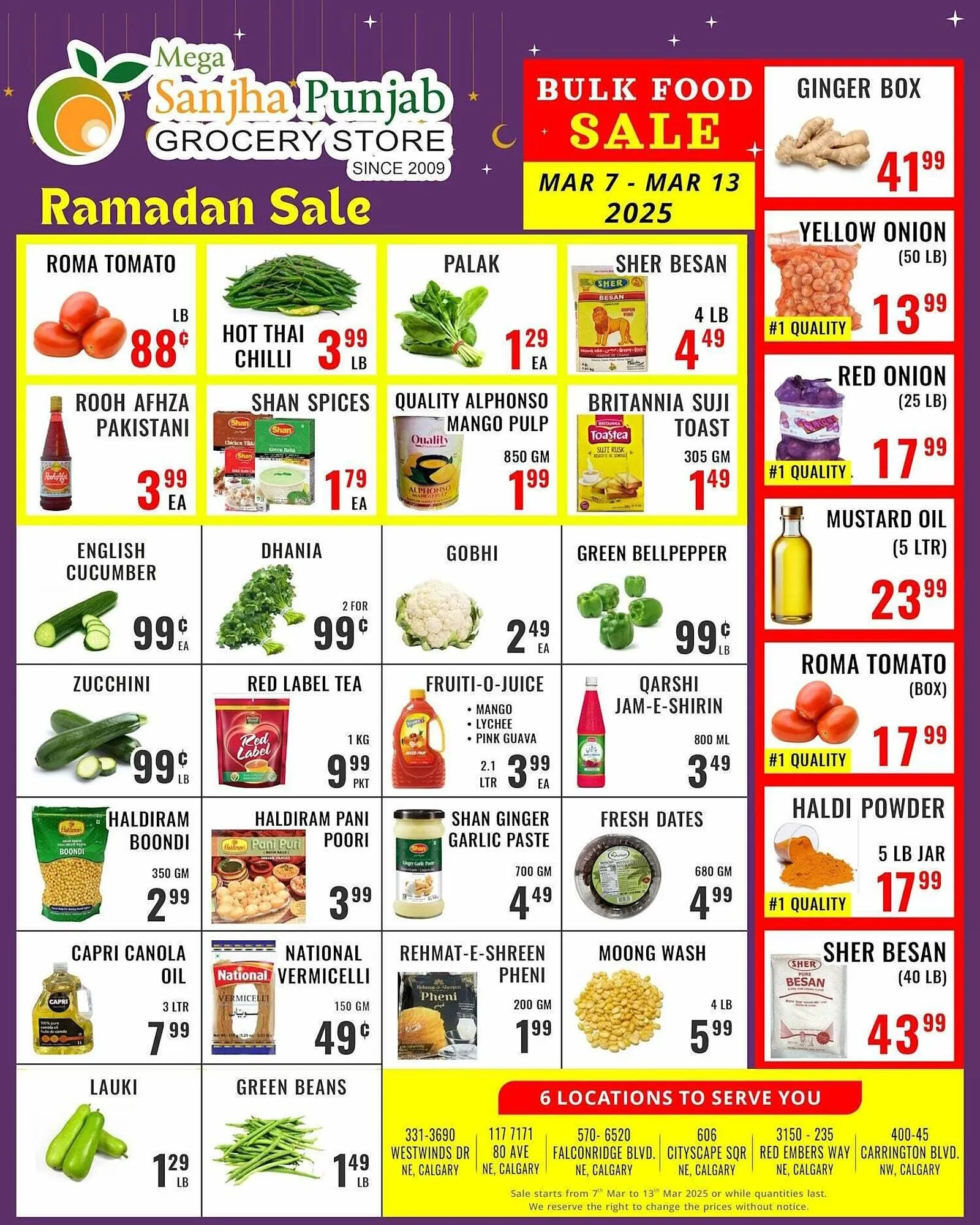 Mega Sanjha Punjab Grocery Store flyer - 1