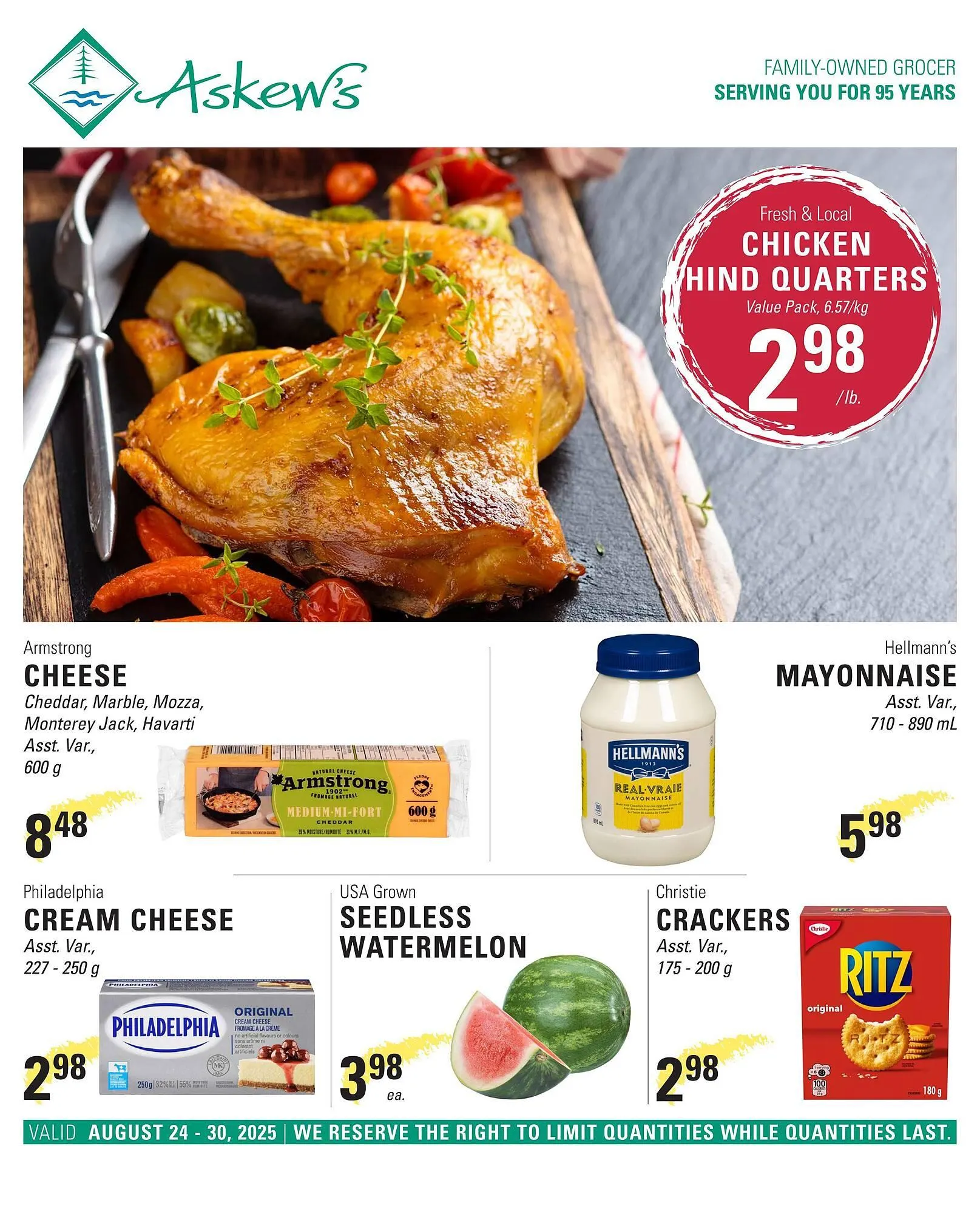 Askews Foods flyer from August 24 to August 30 2025 - flyer page 1