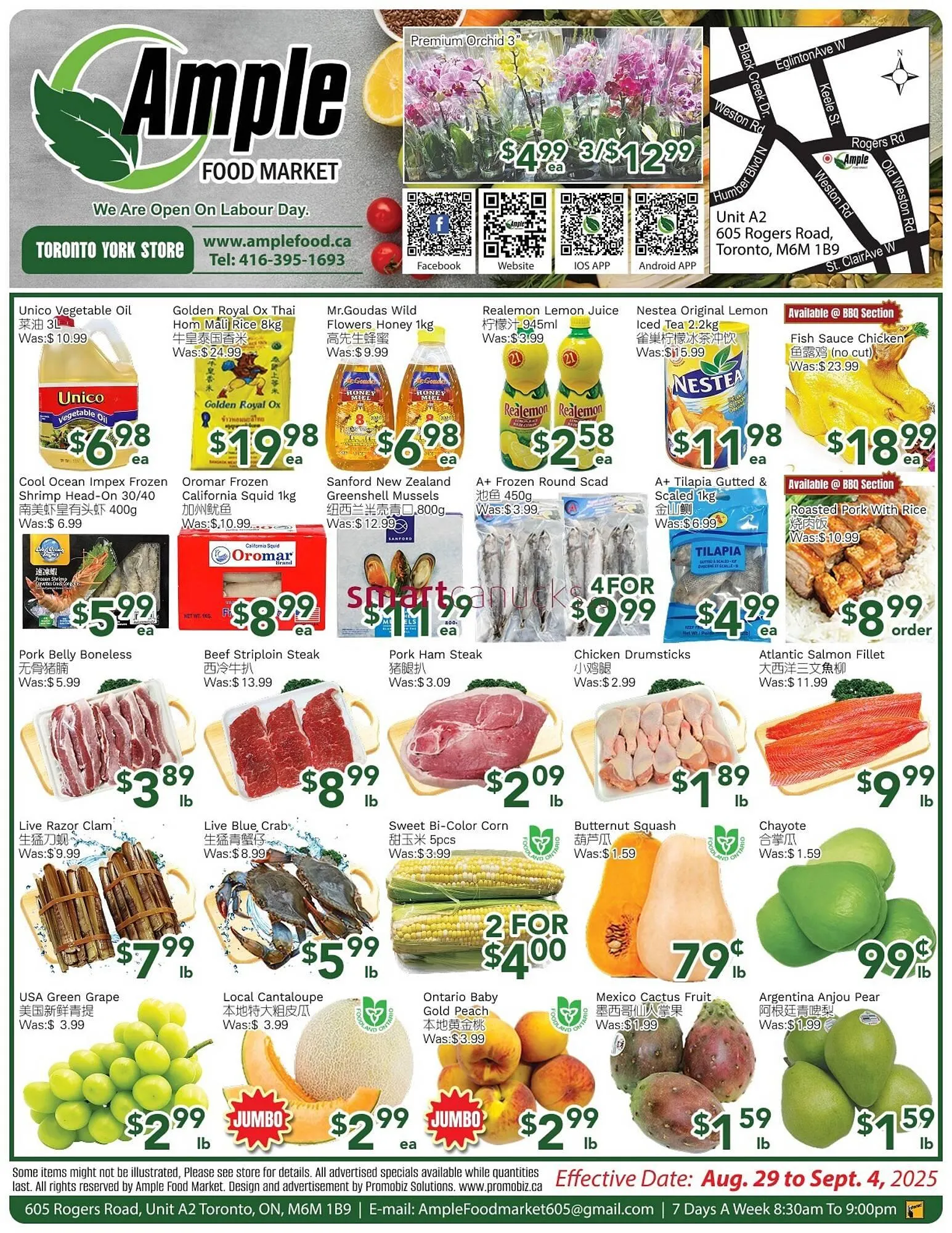Ample Food Market flyer from August 29 to September 4 2025 - flyer page 1