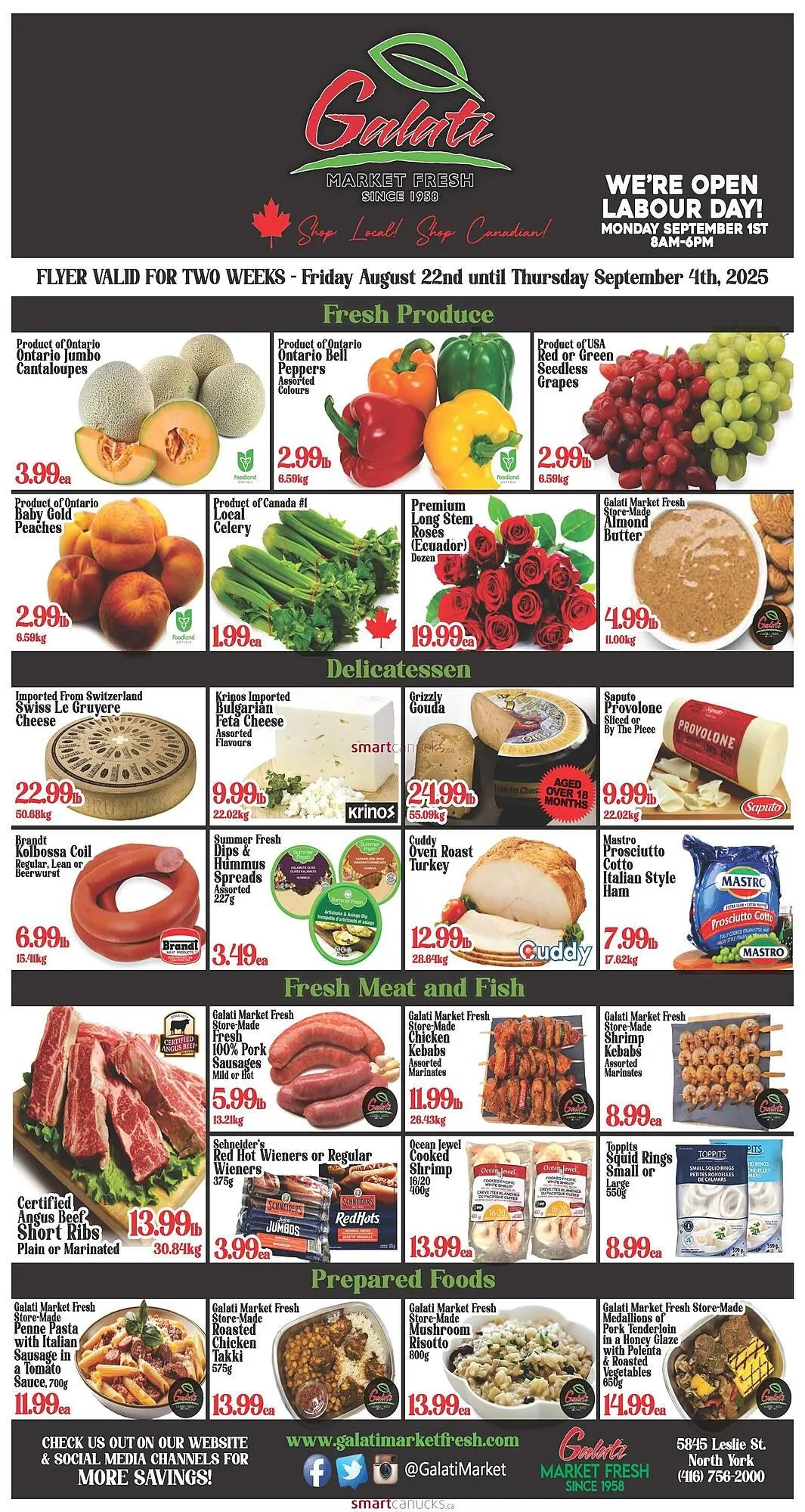 Galati Market Fresh flyer from August 22 to August 28 2025 - flyer page 1