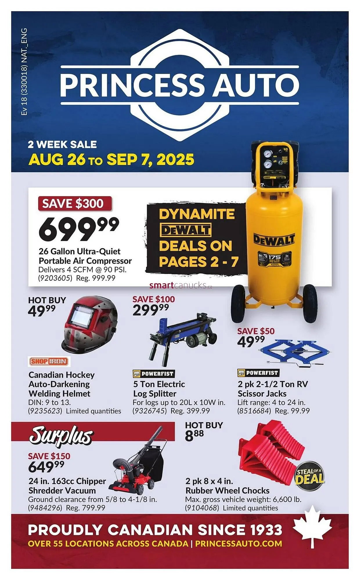 Princess Auto flyer from August 26 to September 7 2025 - flyer page 1