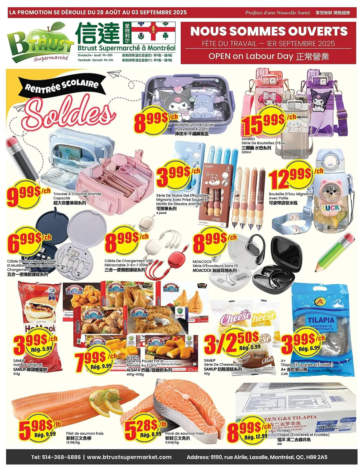 Btrust Supermarket flyer from August 28 to September 3 2025 - flyer page 1