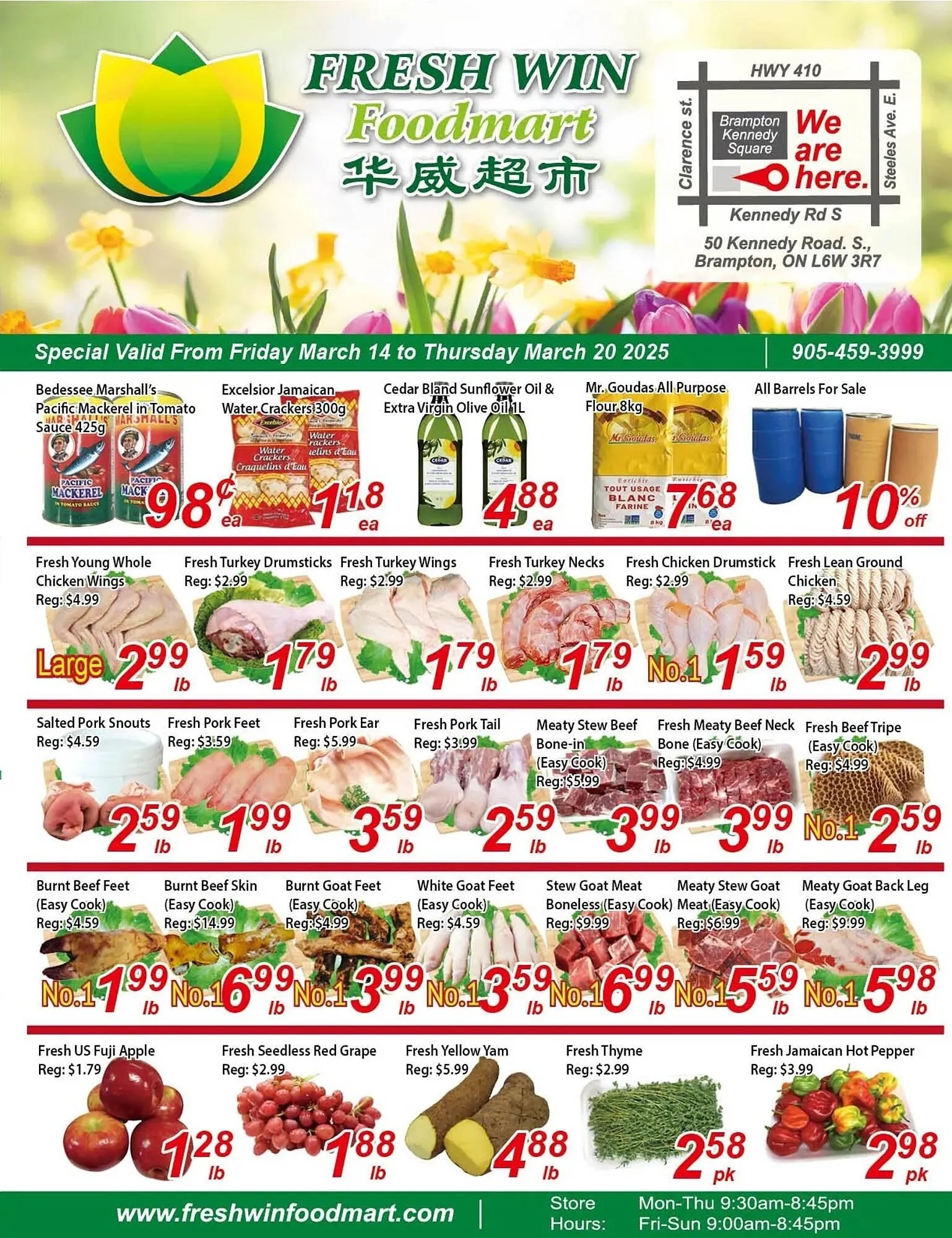 Fresh Win Foodmart flyer - 1