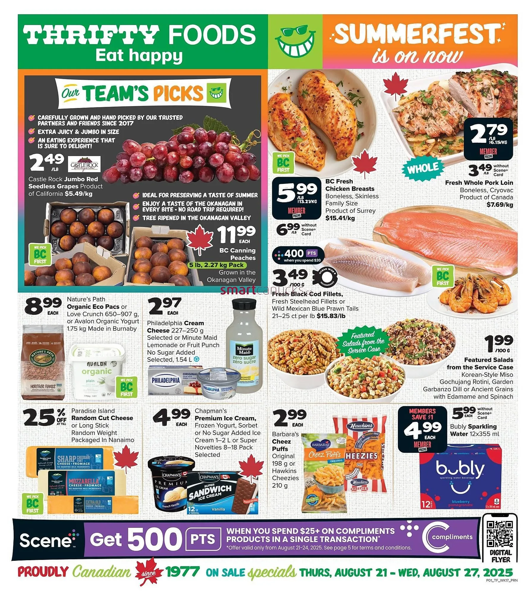 Thrifty Foods flyer from August 20 to August 26 2025 - flyer page 1