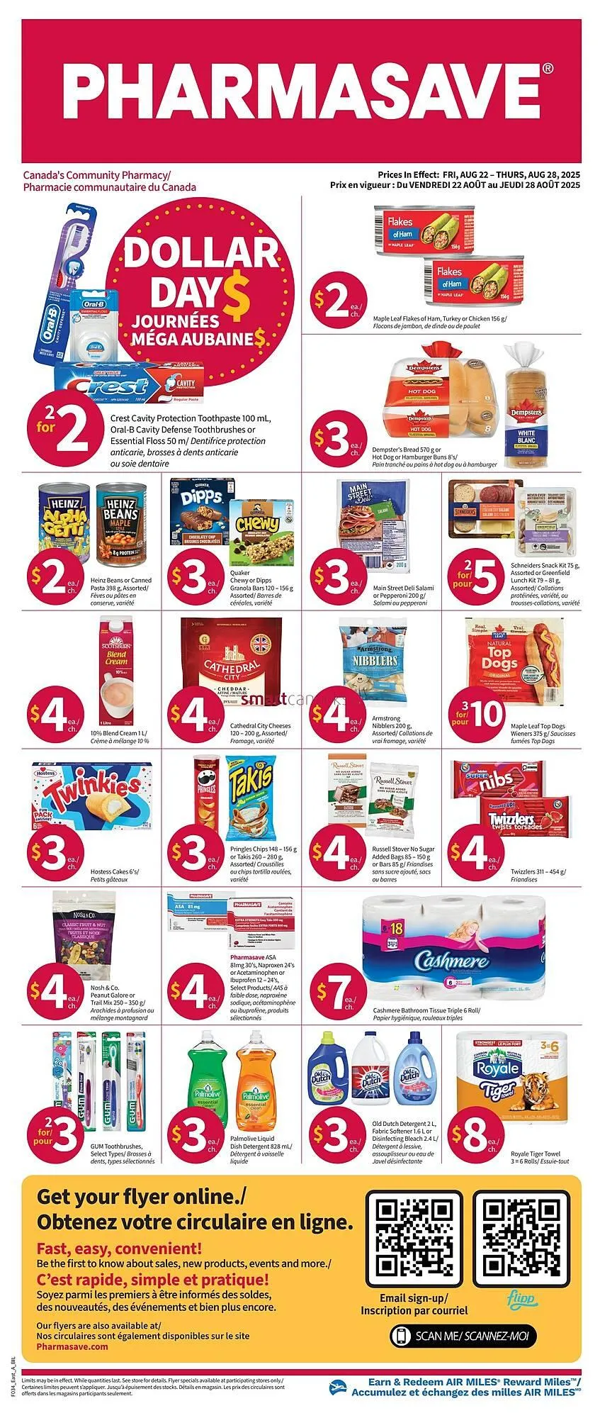 Pharmasave flyer from August 21 to August 27 2025 - flyer page 1