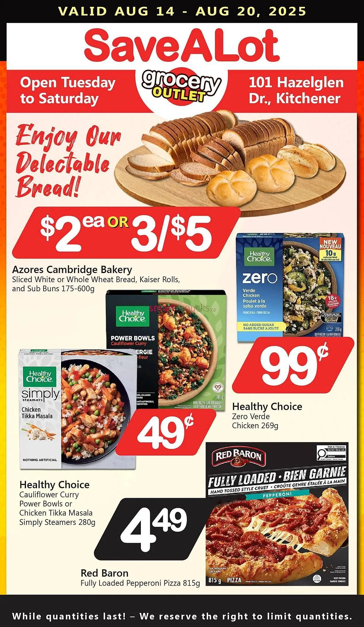 Save on Foods flyer from August 14 to August 20 2025 - flyer page 1