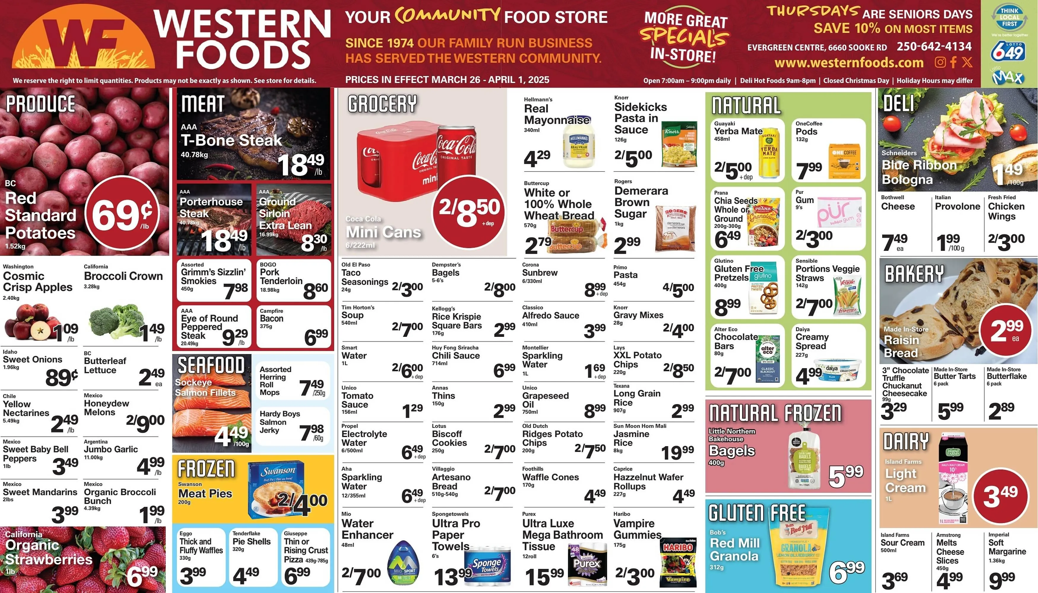 Western Foods flyer - 1