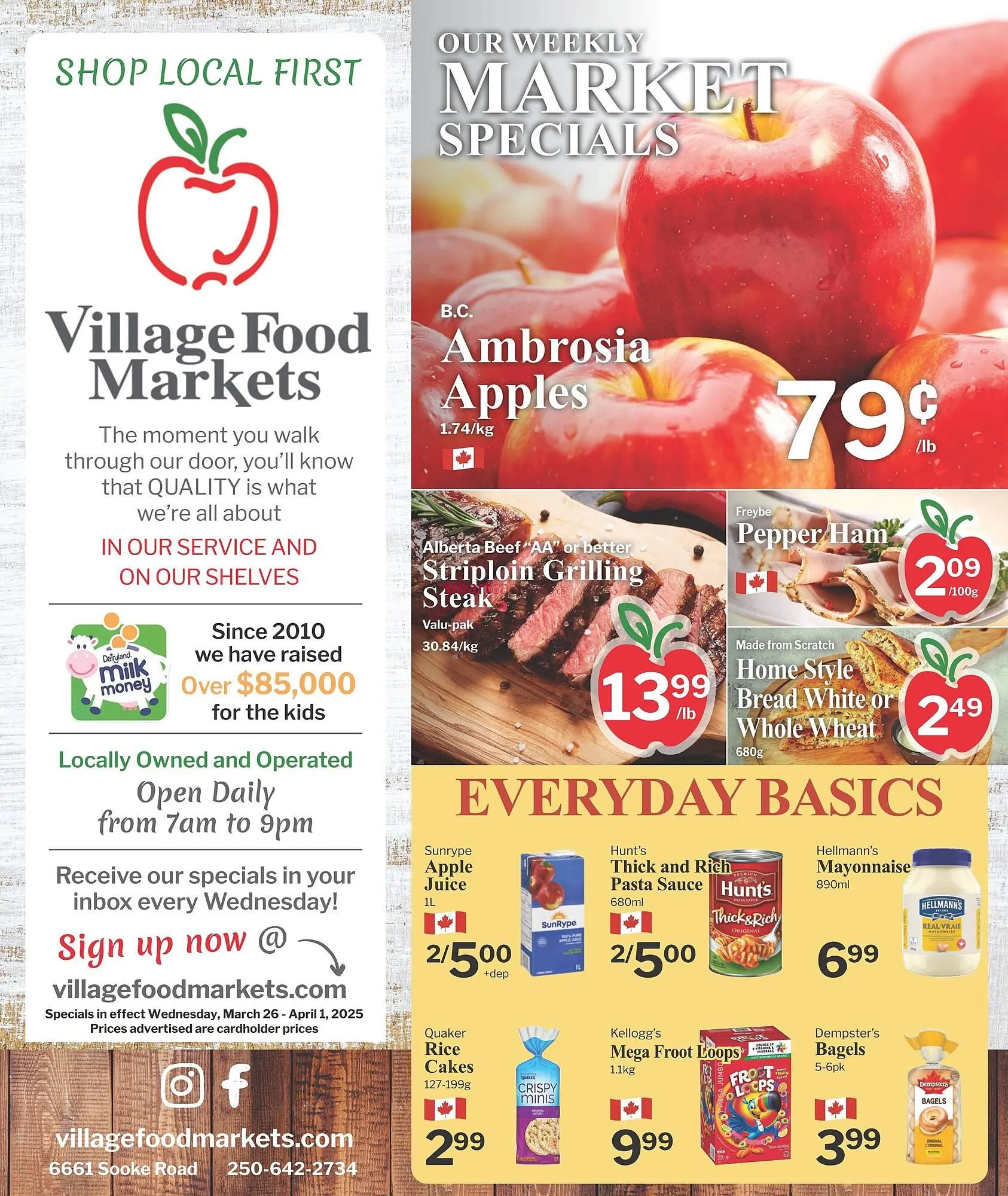 Village Food Markets flyer - 1