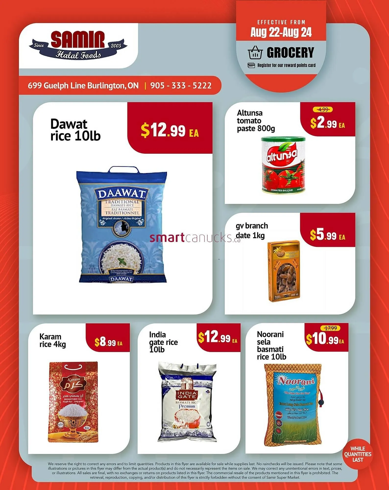 Samir Supermarket flyer from August 22 to August 28 2025 - flyer page 1