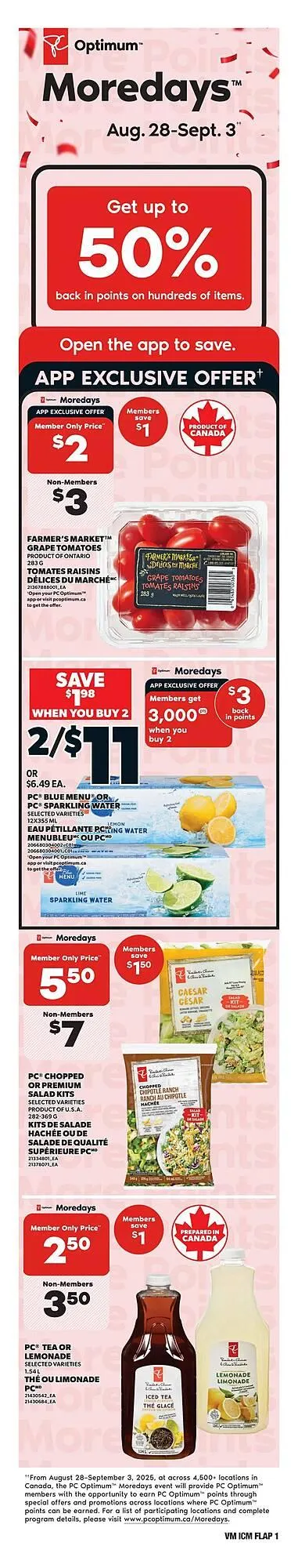 Loblaws flyer from August 28 to September 3 2025 - flyer page 1