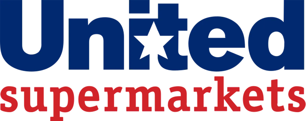 United Supermarket logo. Current weekly ad