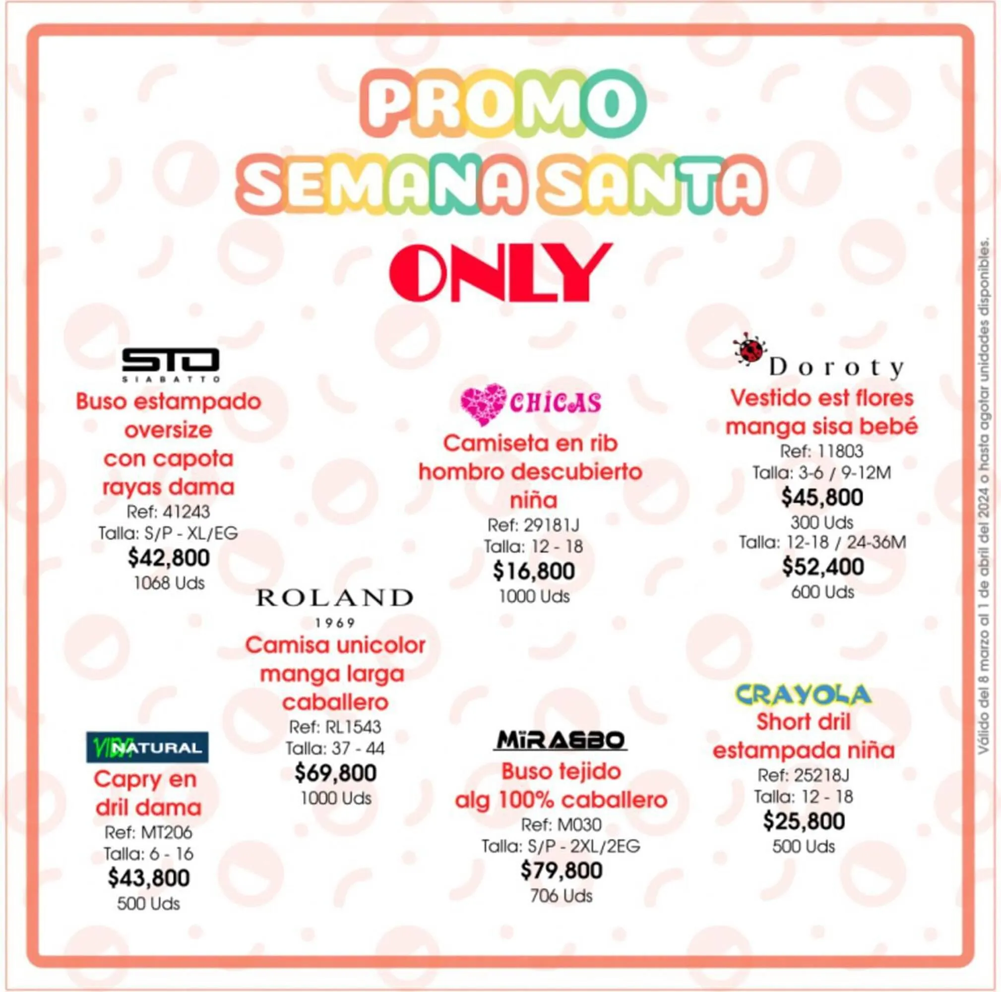 Catalogo de Catálogo Almacenes Only 4 de marzo al 1 de abril 2024 - Pag 1