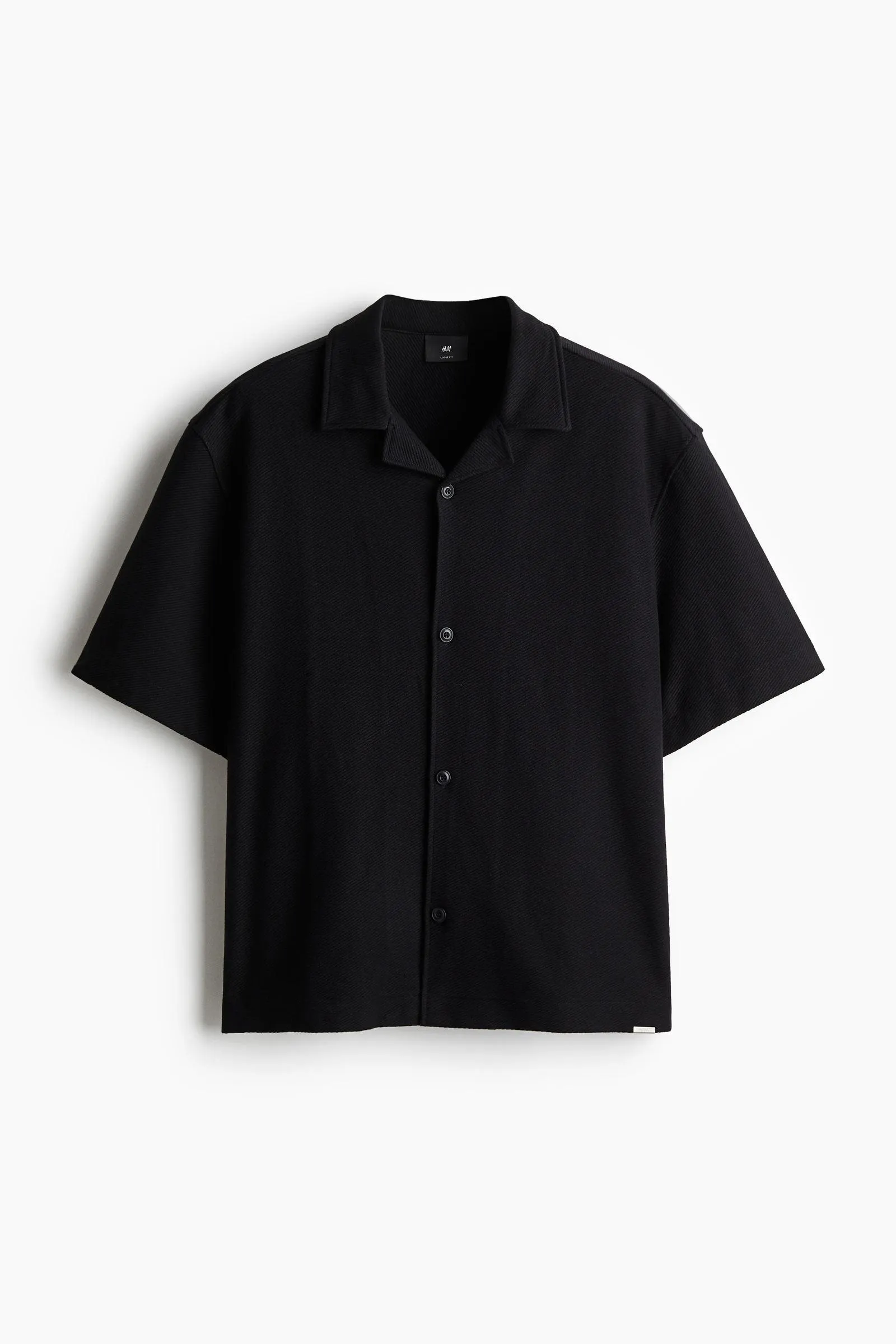 Camisa resort afelpada Loose Fit