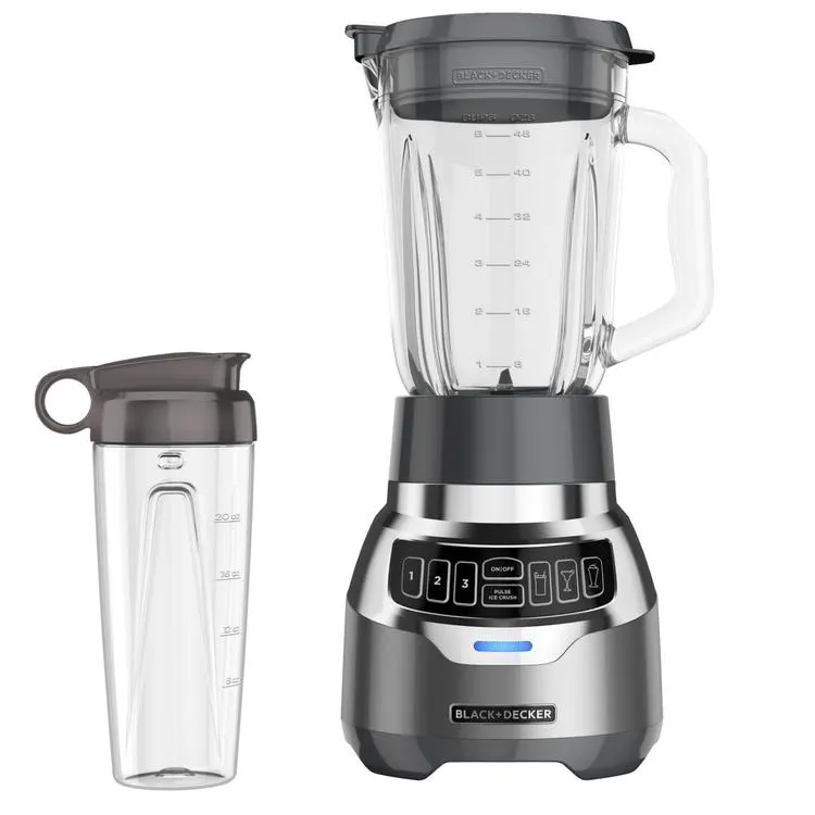 Licuadora BLACK+DECKER Silenciosa BL1300DG Plateado