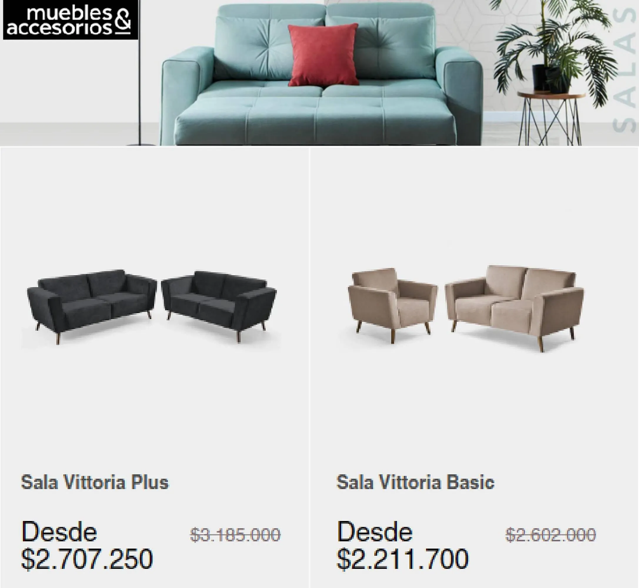 Catalogo de Catálogo Muebles & Accesorios 6 de septiembre al 30 de septiembre 2023 - Pag 2