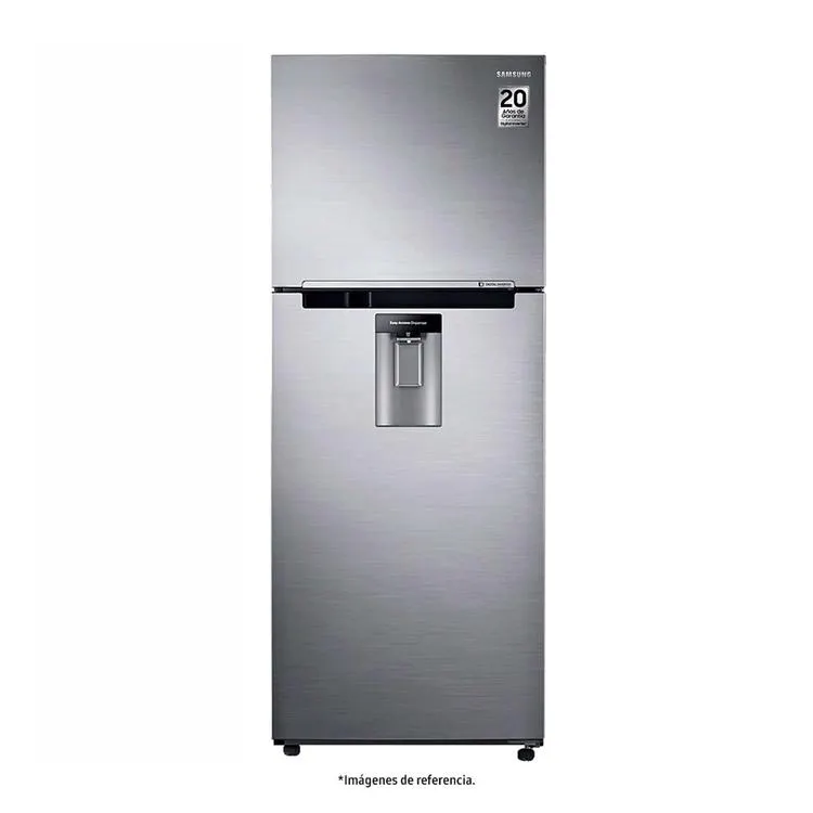 Nevera SAMSUNG No Frost Congelador Superior 368 Litros RT35K571JS9 Plateado