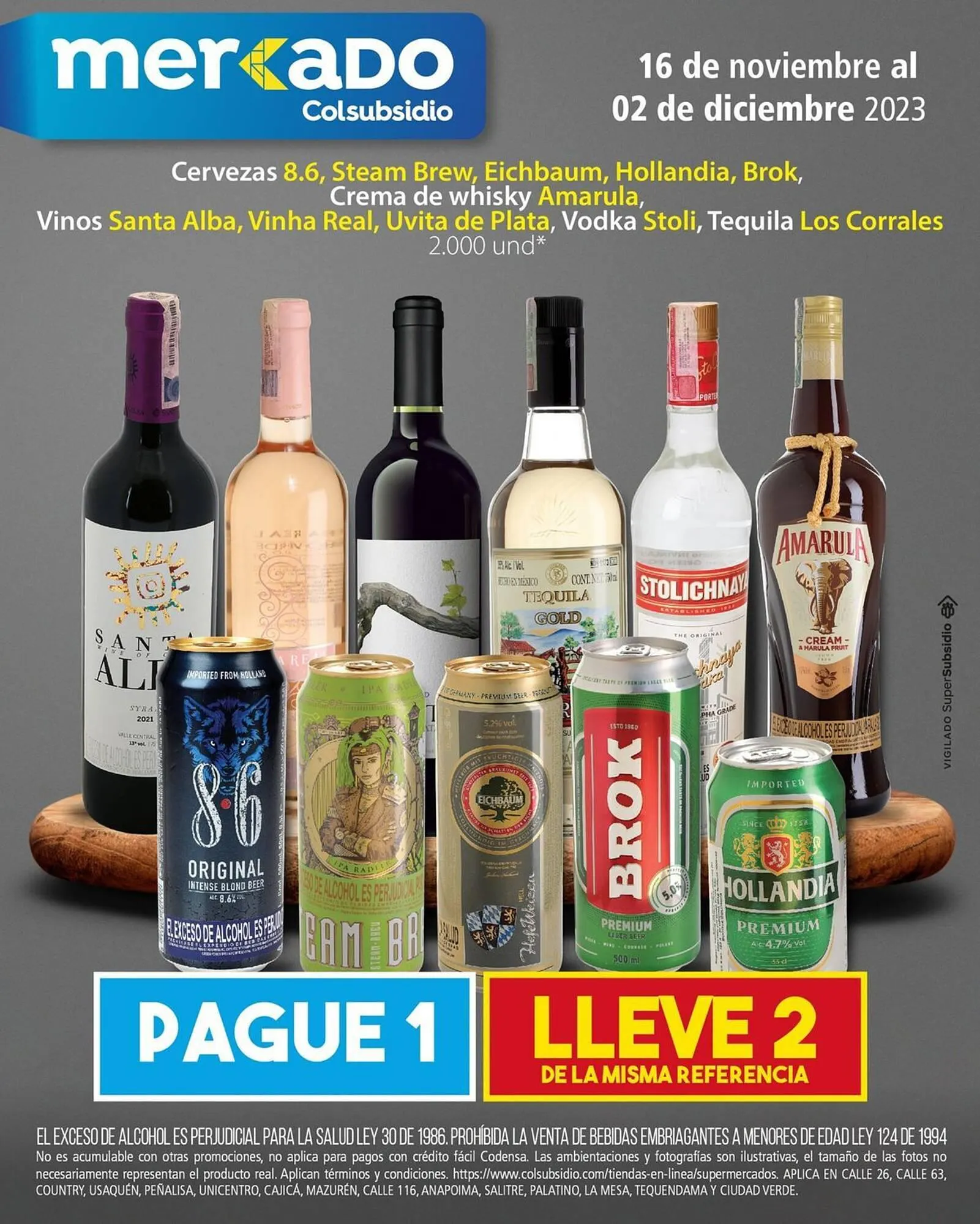 Catalogo de Catálogo Colsubsidio 17 de noviembre al 2 de diciembre 2023 - Pag 1