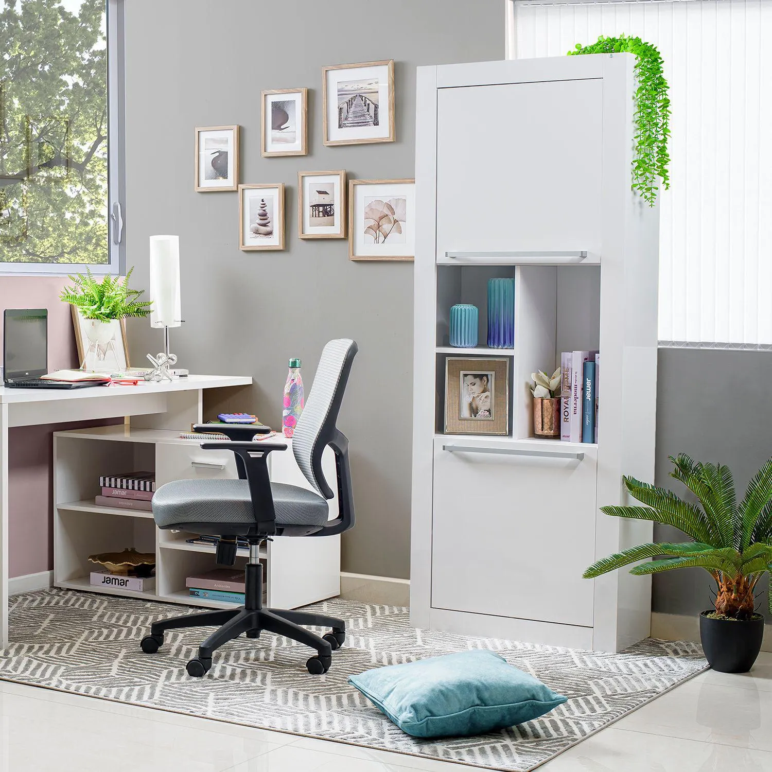 Biblioteca Denver Blanco 68X175X30