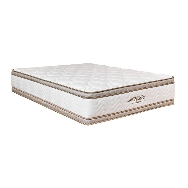 Semifirme Resortado Doble Pillow