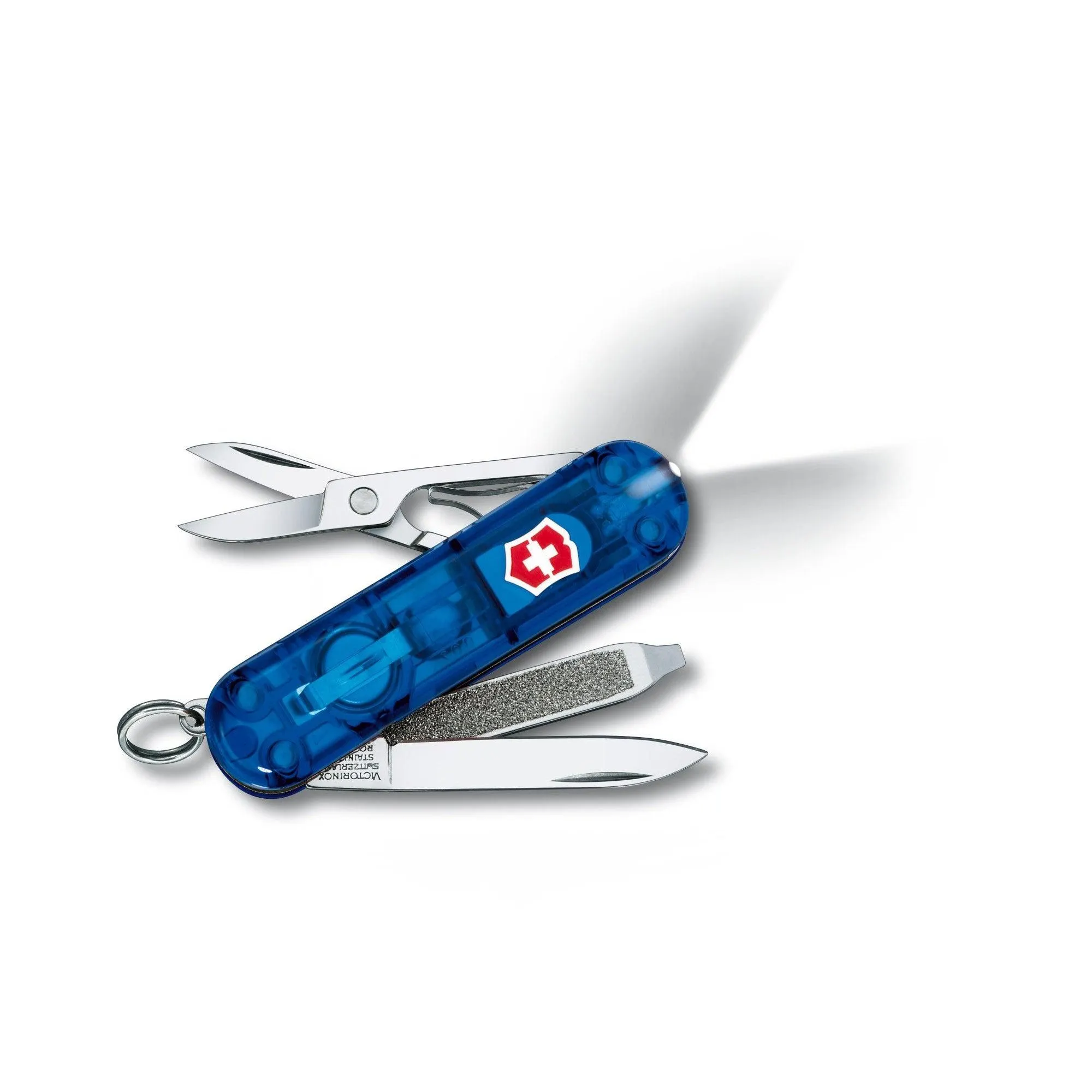 NAVAJA VICTORINOX SWISSLITE, AZUL TRANSLUCIDO 0.6228.T2